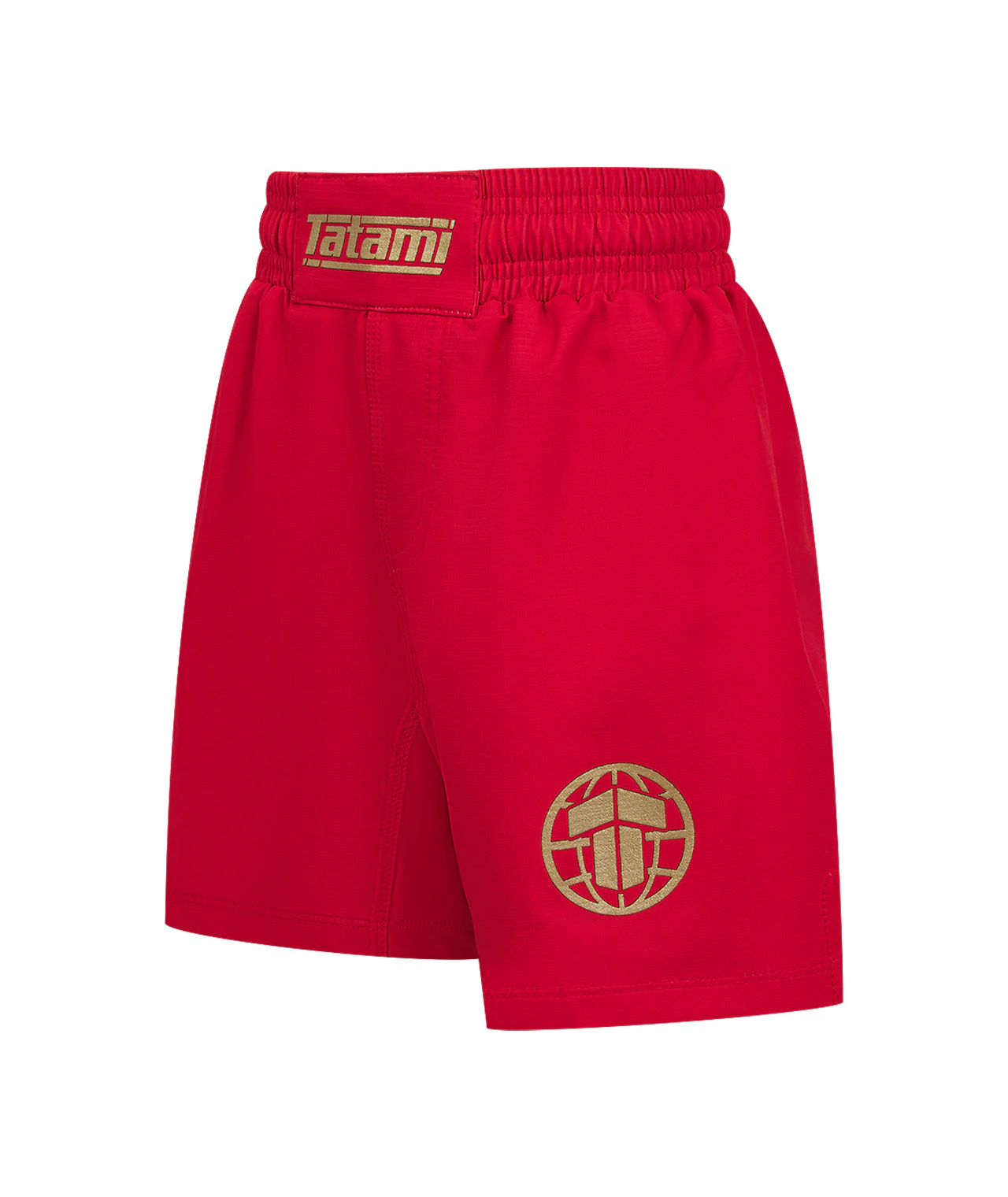 Kids Tatami Pro Grappling Shorts - Red - Image 3