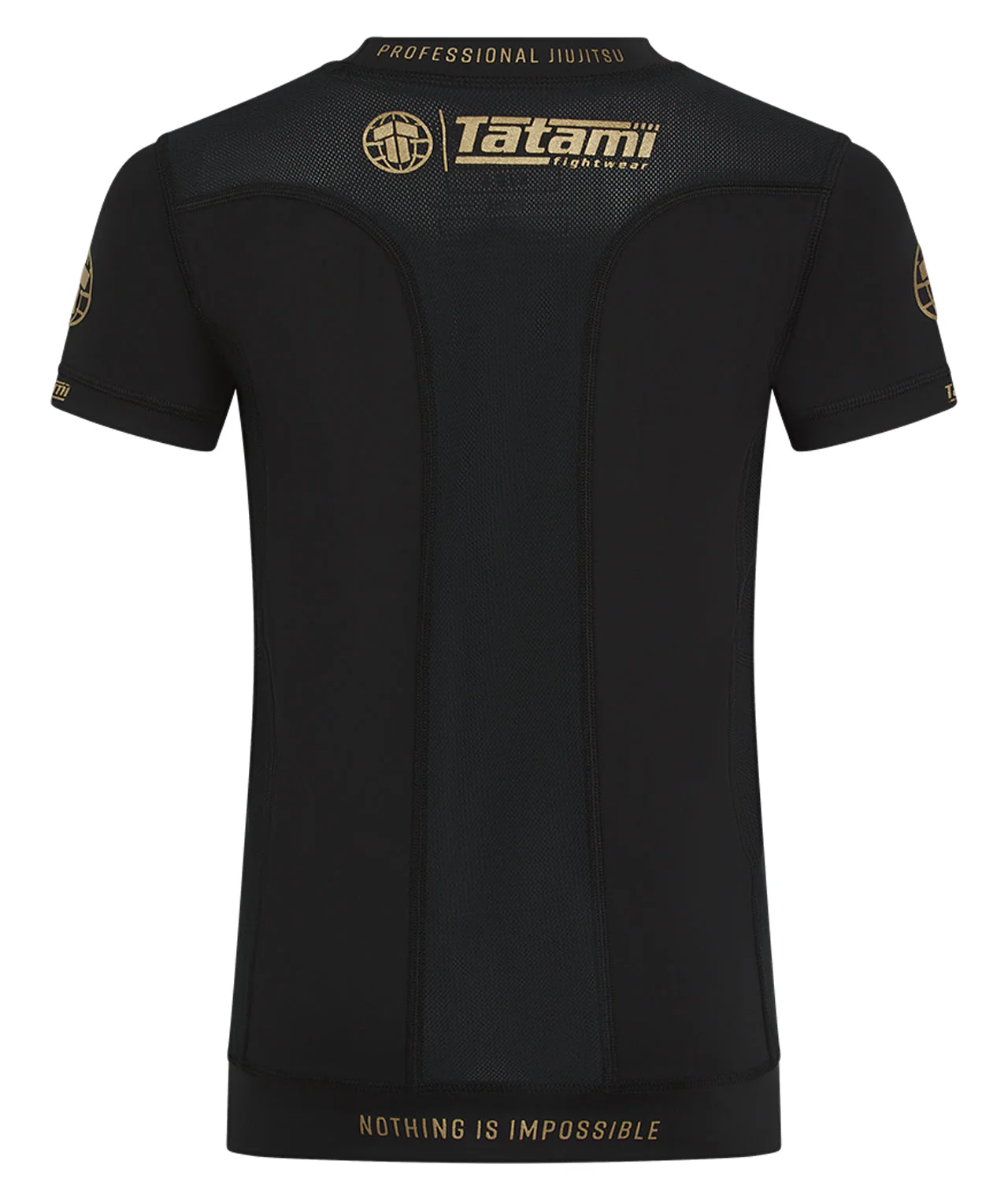 Kids Tatami Pro Rash Guard - Black & Gold - Image 2