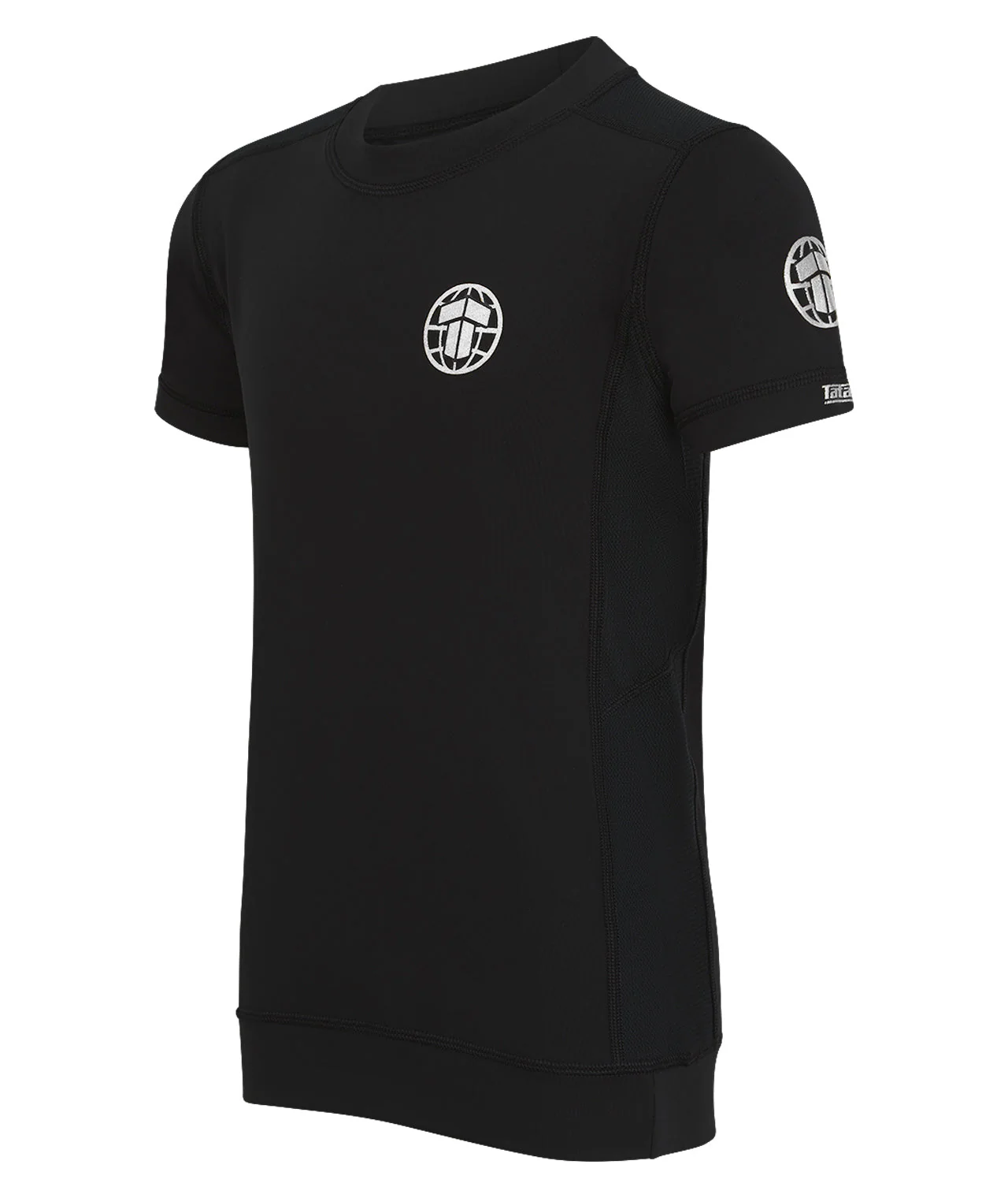 Kids Tatami Pro Rash Guard - Black & Silver - Image 3