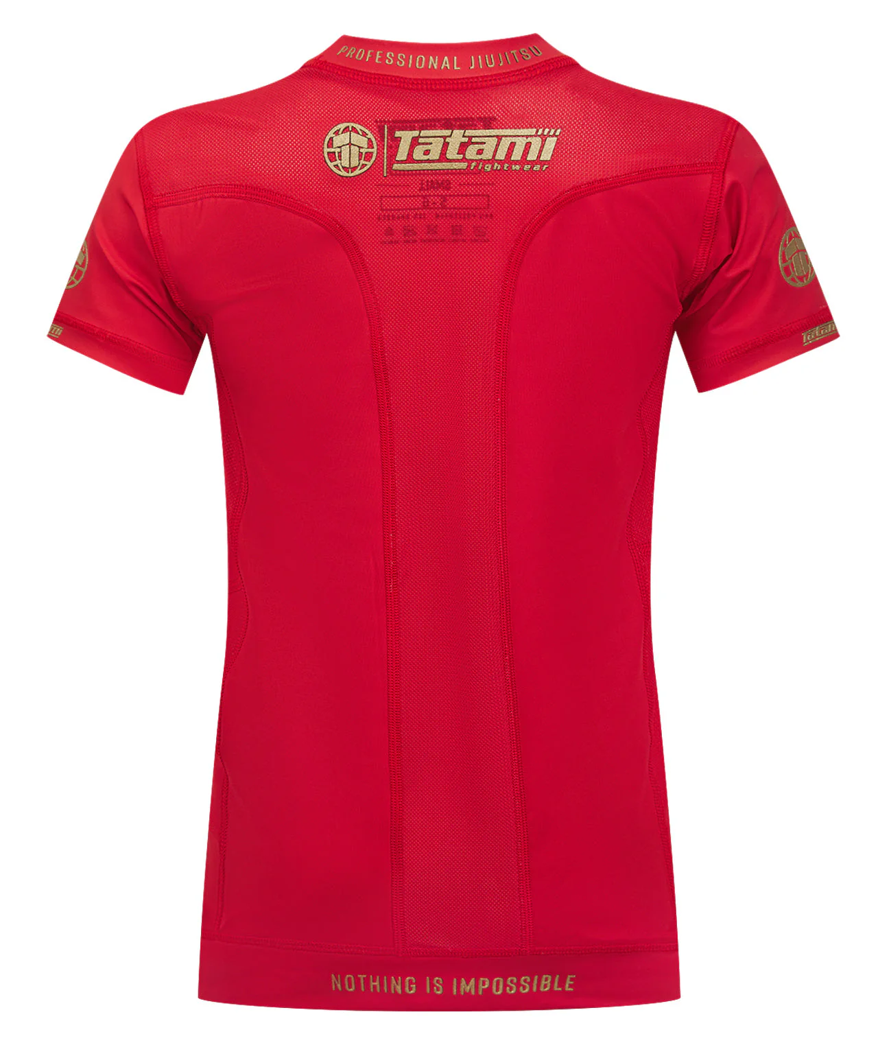 Kids Tatami Pro Rash Guard - Red - Image 2