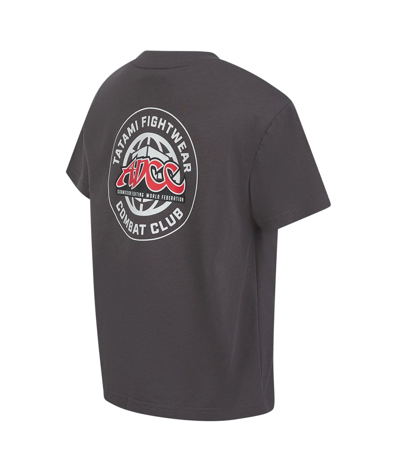Kids Tatami X ADCC Combat Club T-Shirt - Grey - Image 4