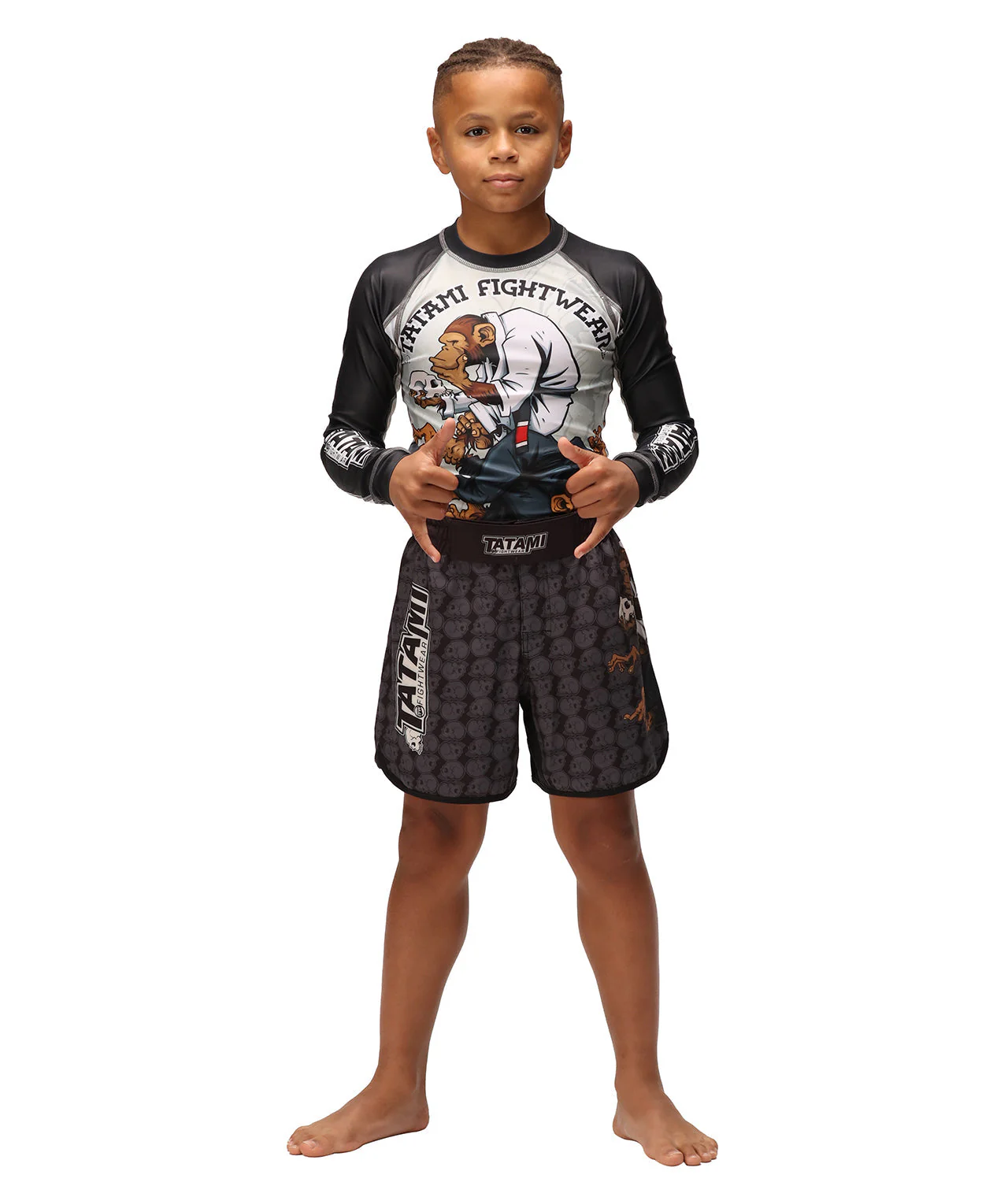 Kids Thinker Monkey Grappling Shorts - Image 5
