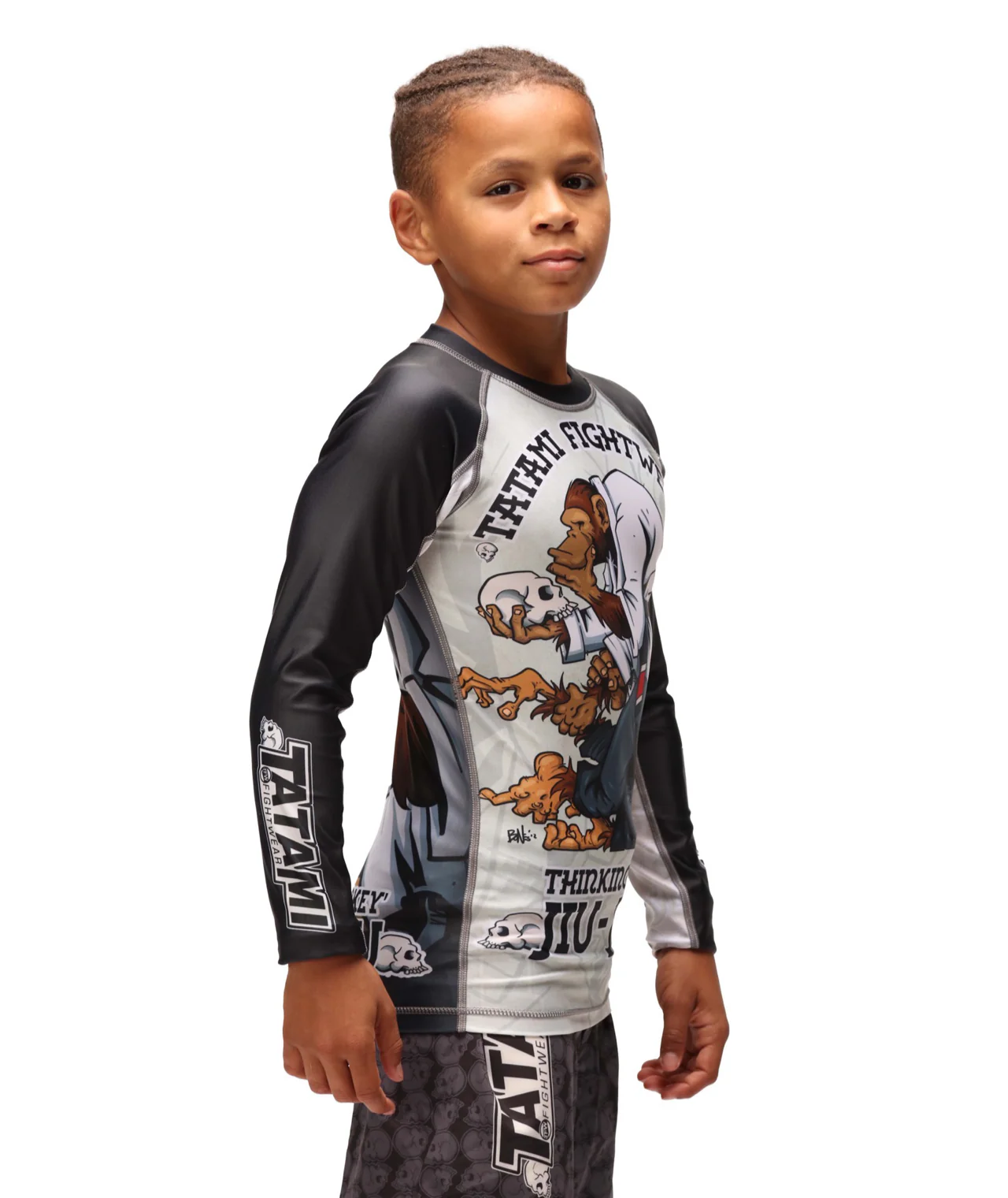 Kids Thinker Monkey Rash Guard - Image 4