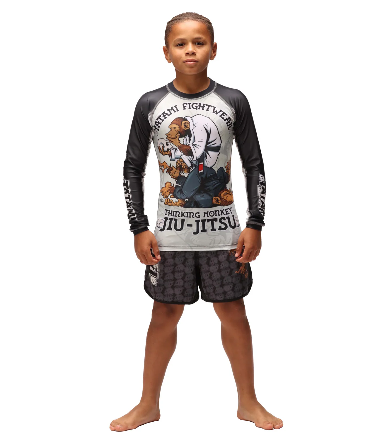 Kids Thinker Monkey Rash Guard - Image 5