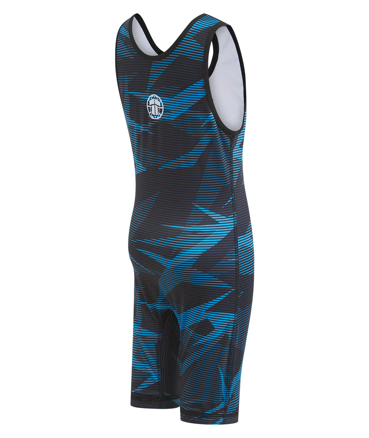 Kids Wrestling Singlets - Blue - Image 4