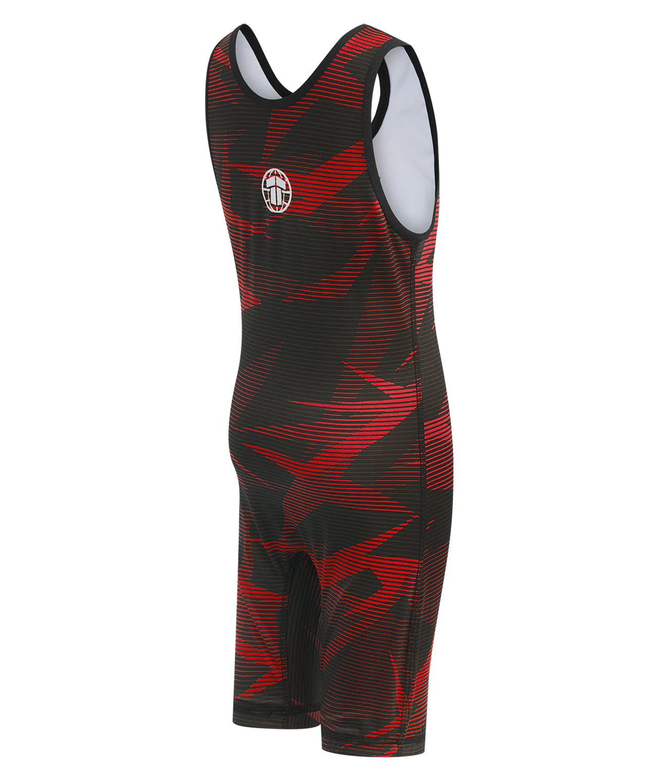 Kids Wrestling Singlets - Red - Image 4