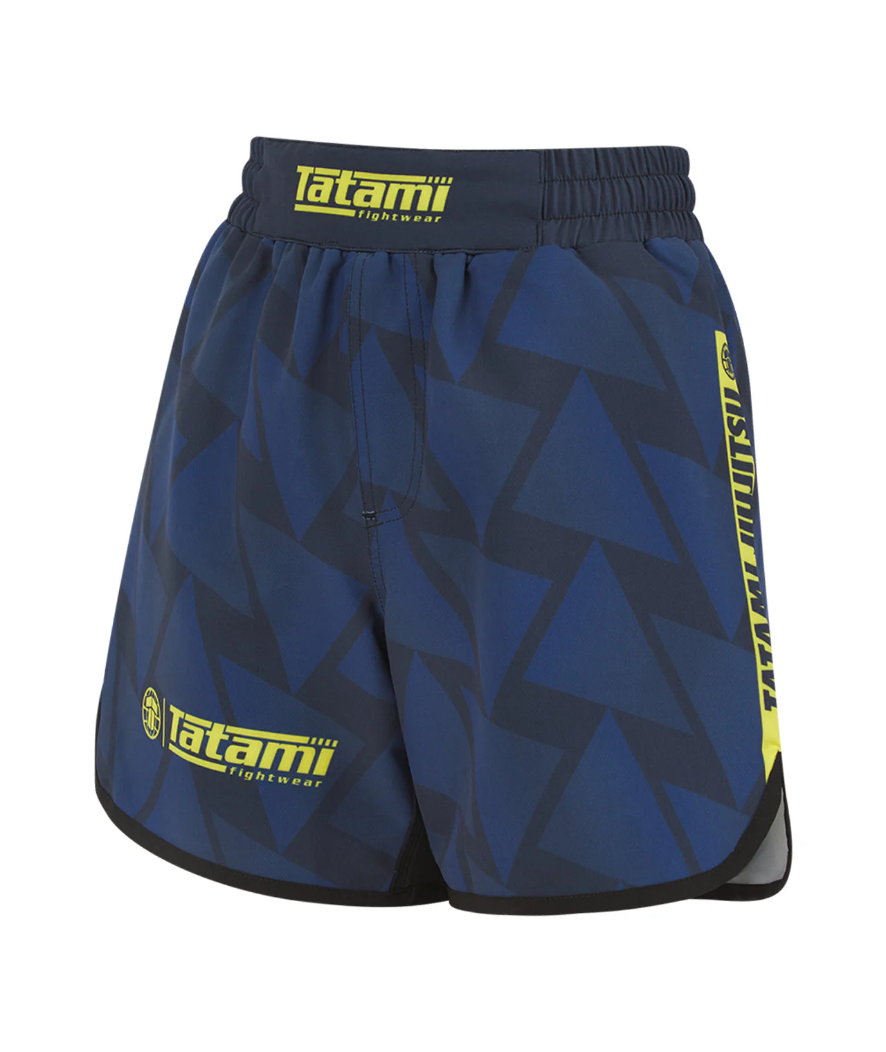 Ladies Abstract High Cut Shorts - Navy - Image 3