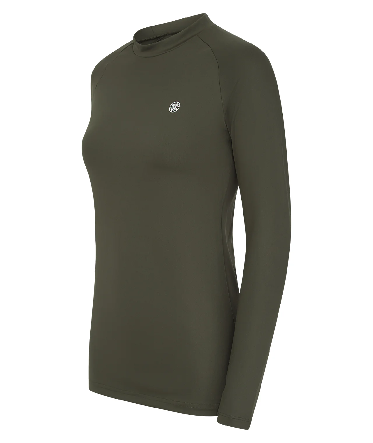 Ladies Agile Long Sleeve Rash Guard - Khaki - Image 4