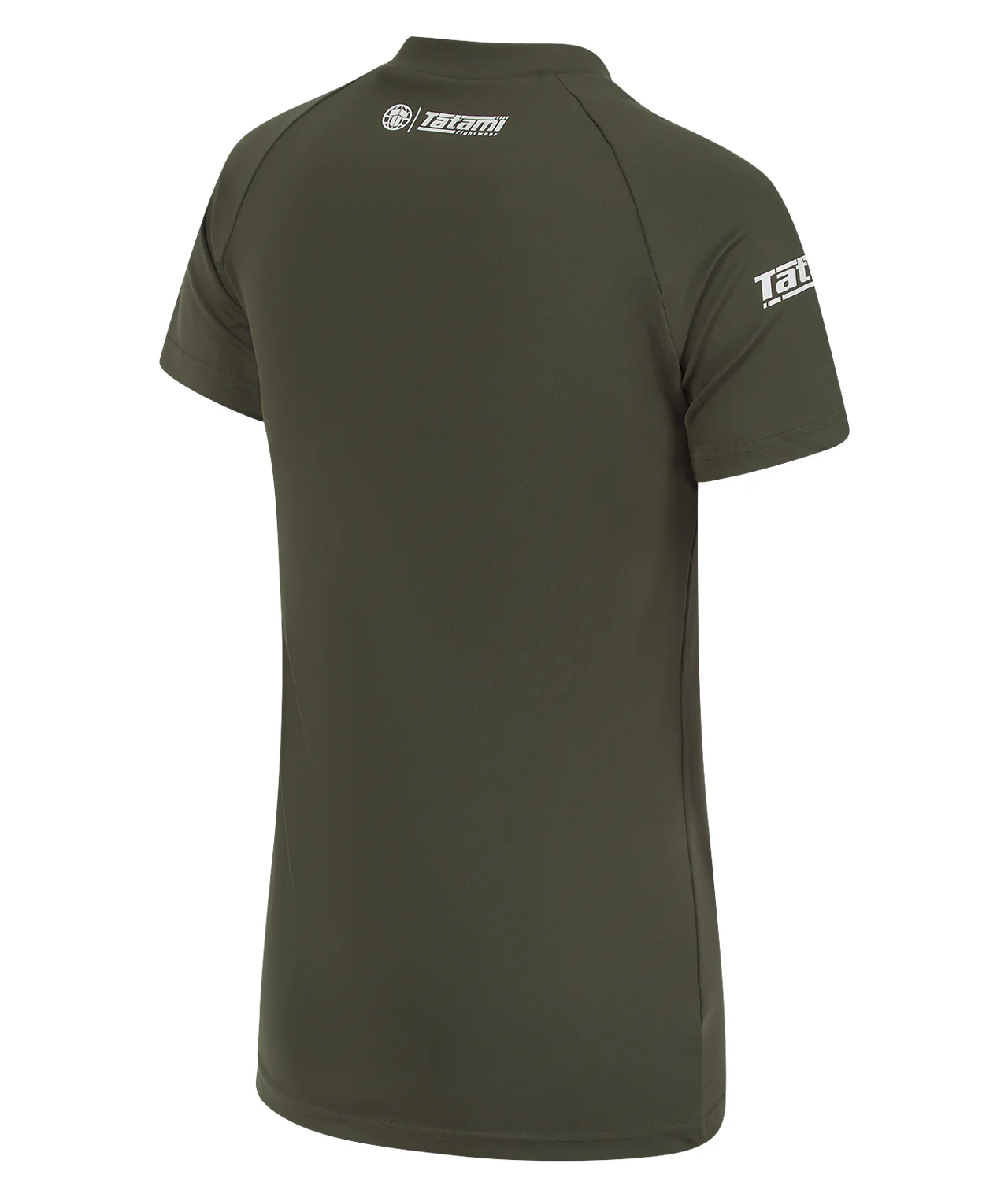 Ladies Agile Short Sleeve Rash Guard - Khaki - Image 5