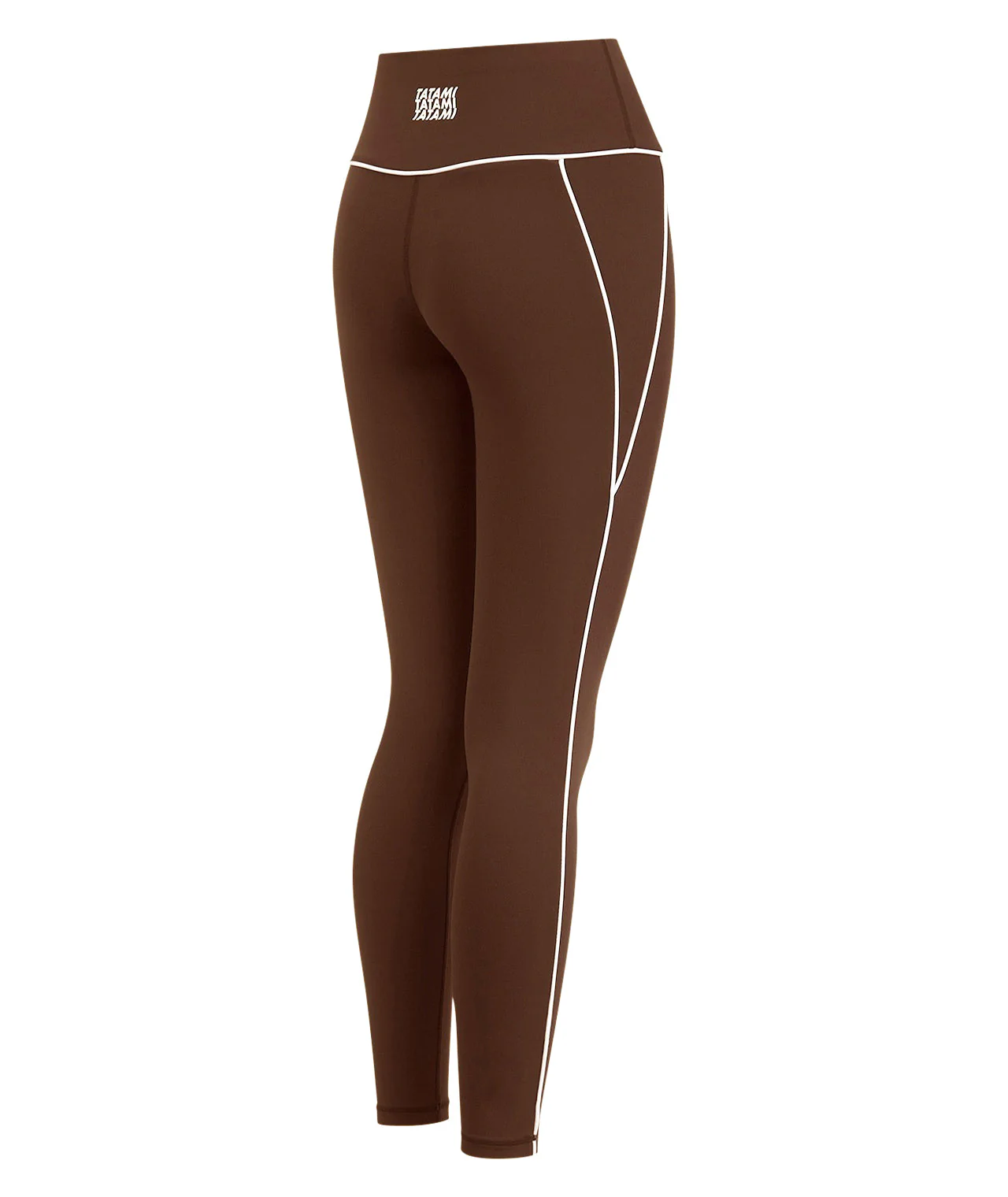 Ladies Contour Leggings - Brown - Image 5