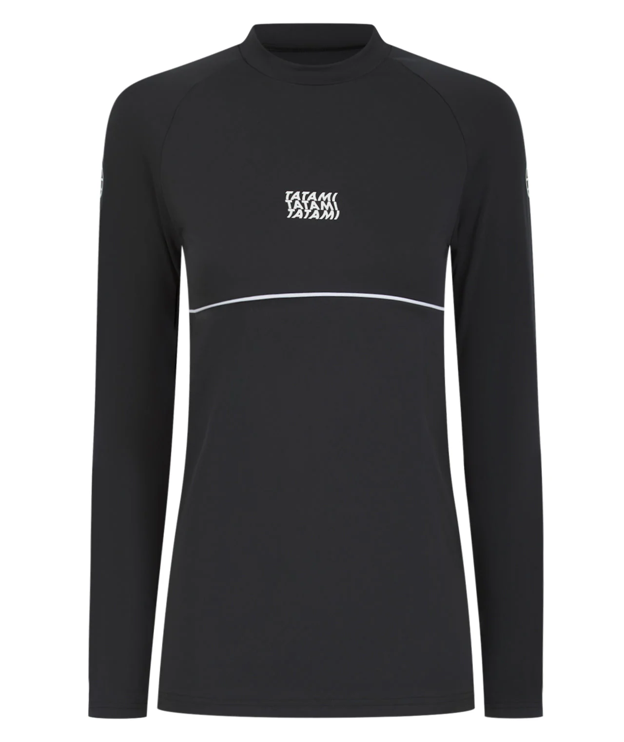 Ladies Contour Long Sleeve Rash Guard - Black