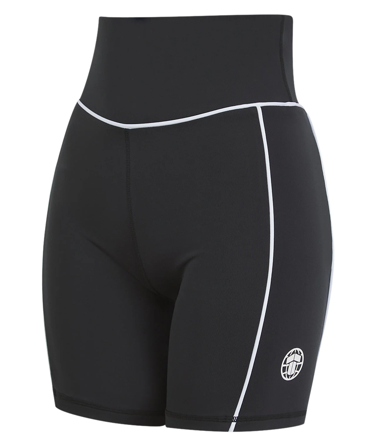 Ladies Contour Longline Shorts - Black