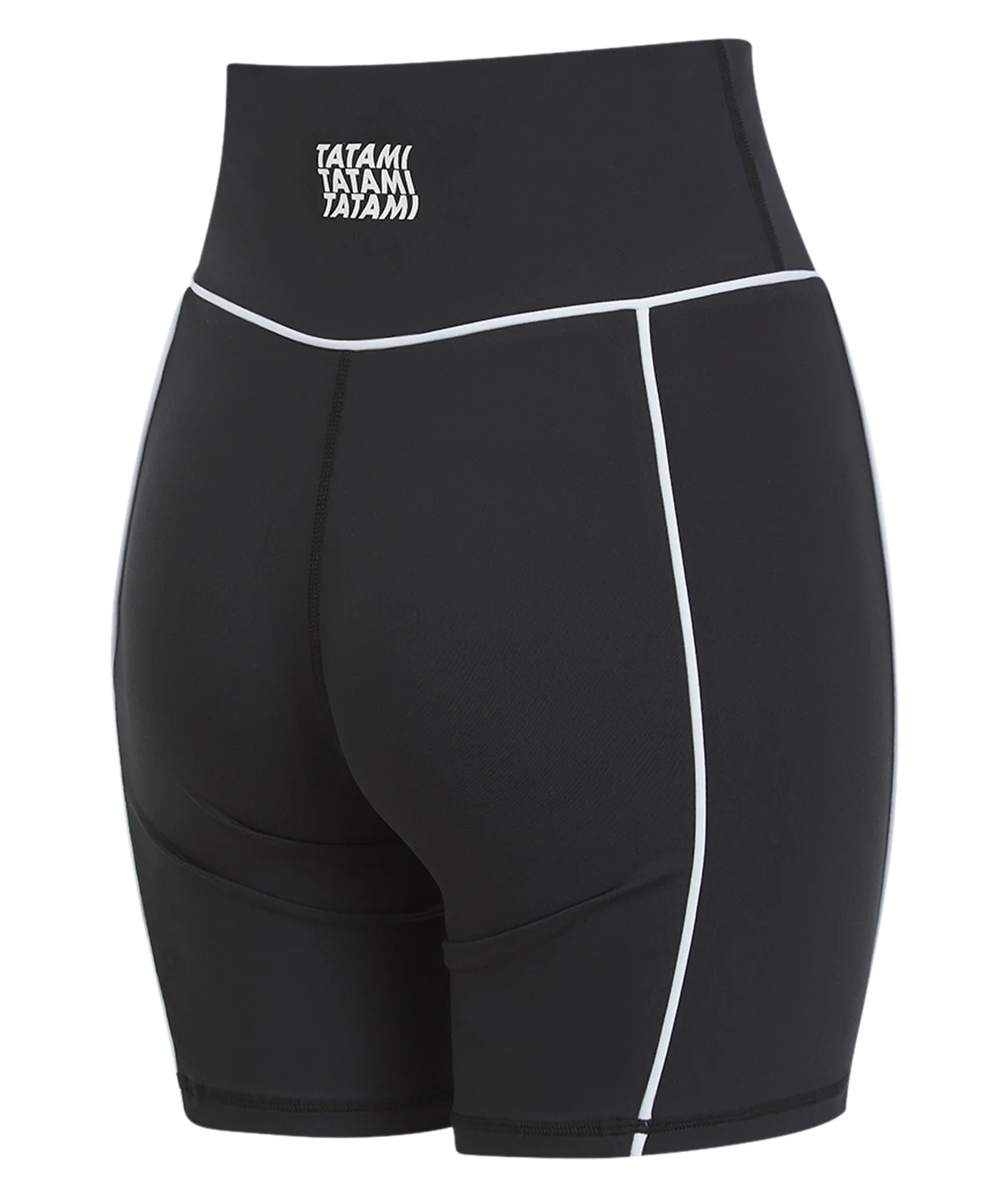 Ladies Contour Longline Shorts - Black - Image 5