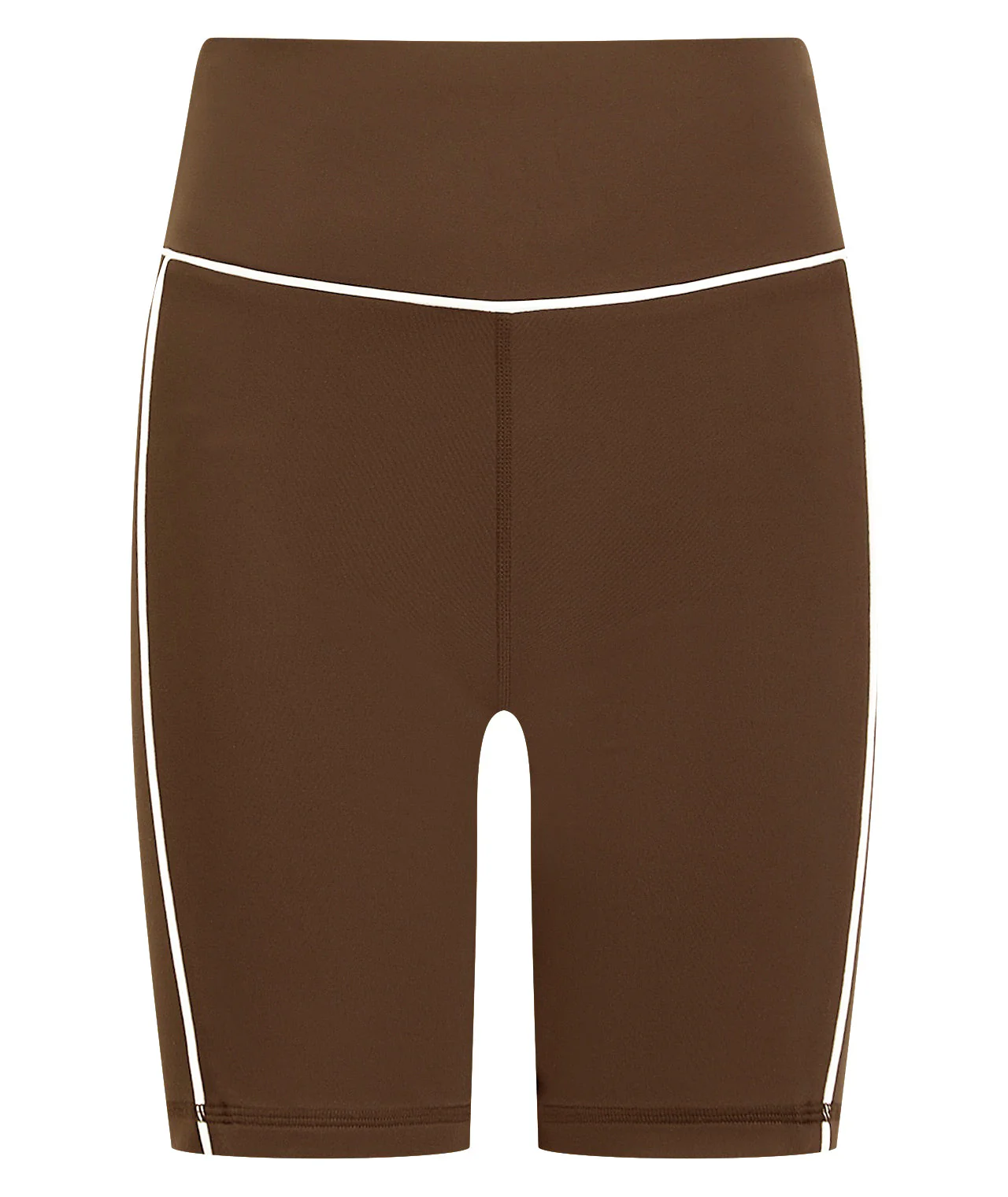 Ladies Contour Longline Shorts - Brown - Image 3