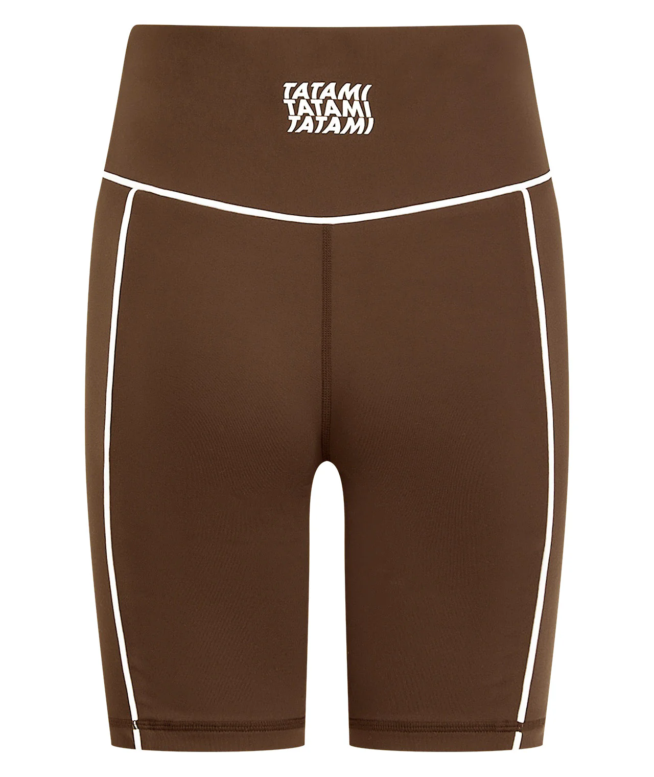 Ladies Contour Longline Shorts - Brown - Image 4