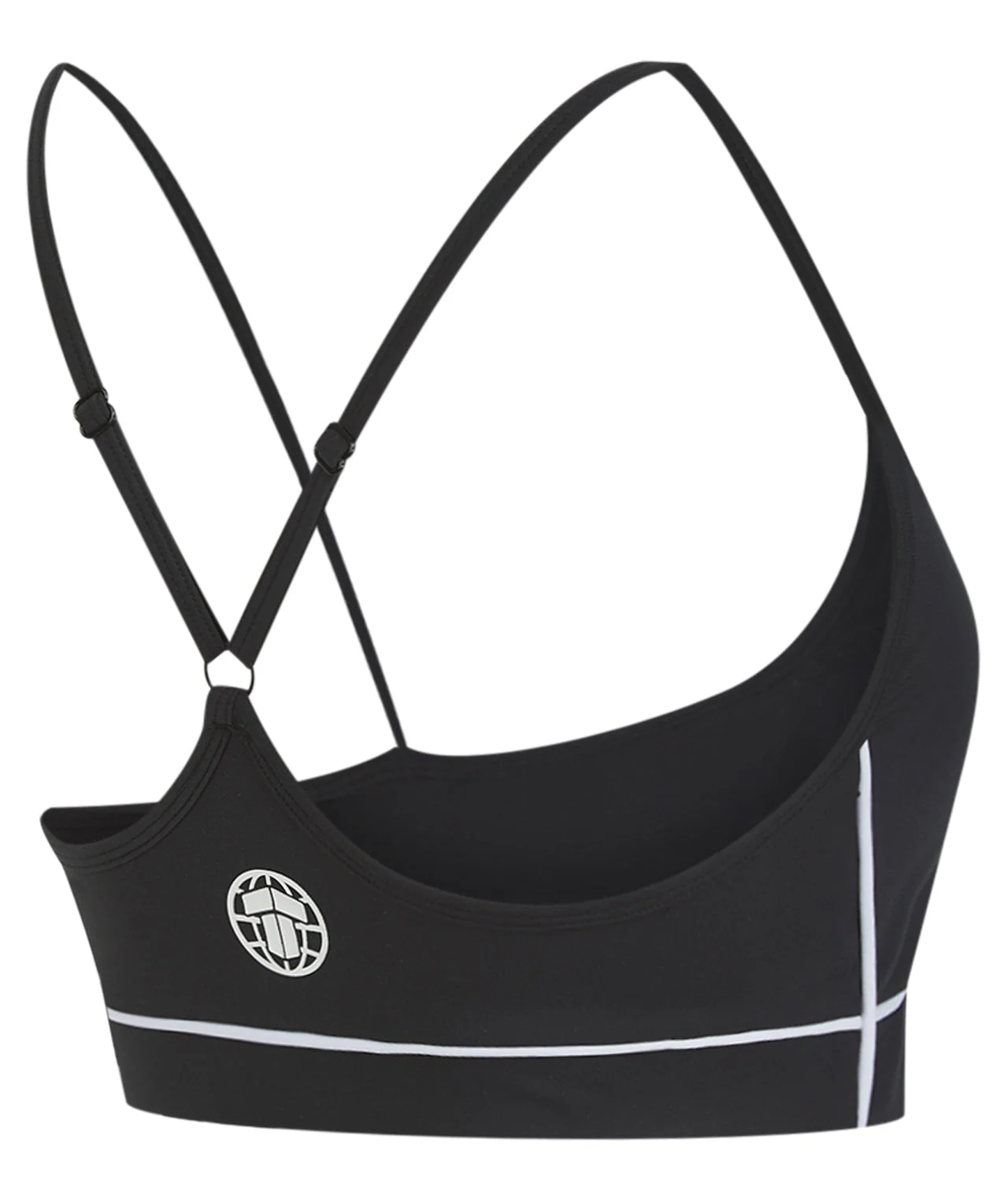 Ladies Contour Sports Bra - Black - Image 3