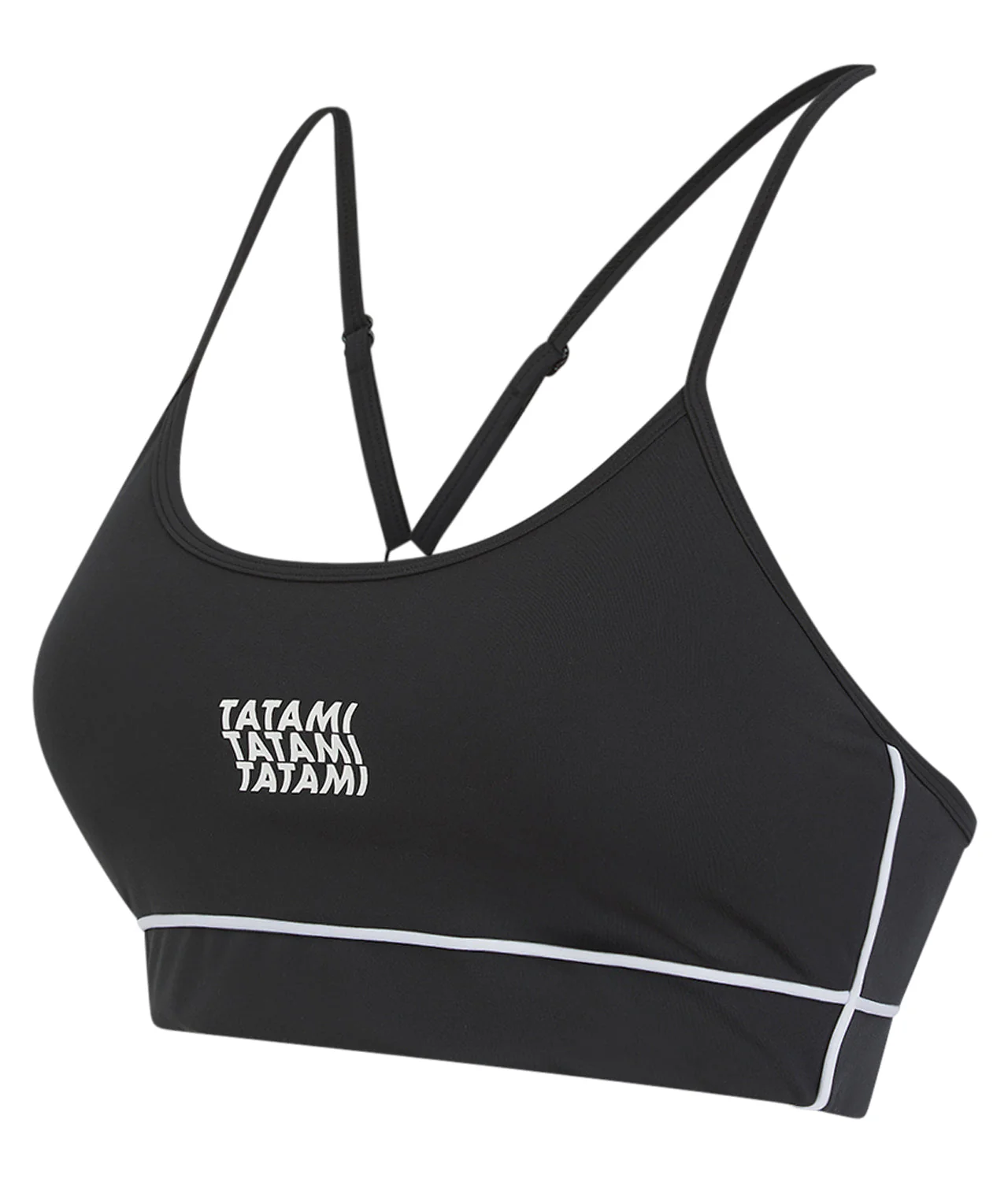Ladies Contour Sports Bra - Black - Image 4