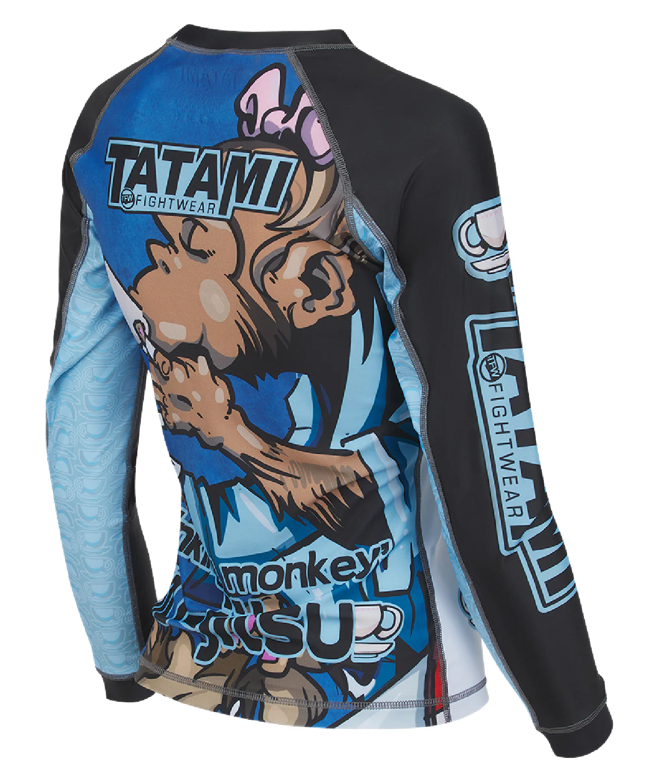 Ladies Drinker Monkey Rash Guard - Image 4