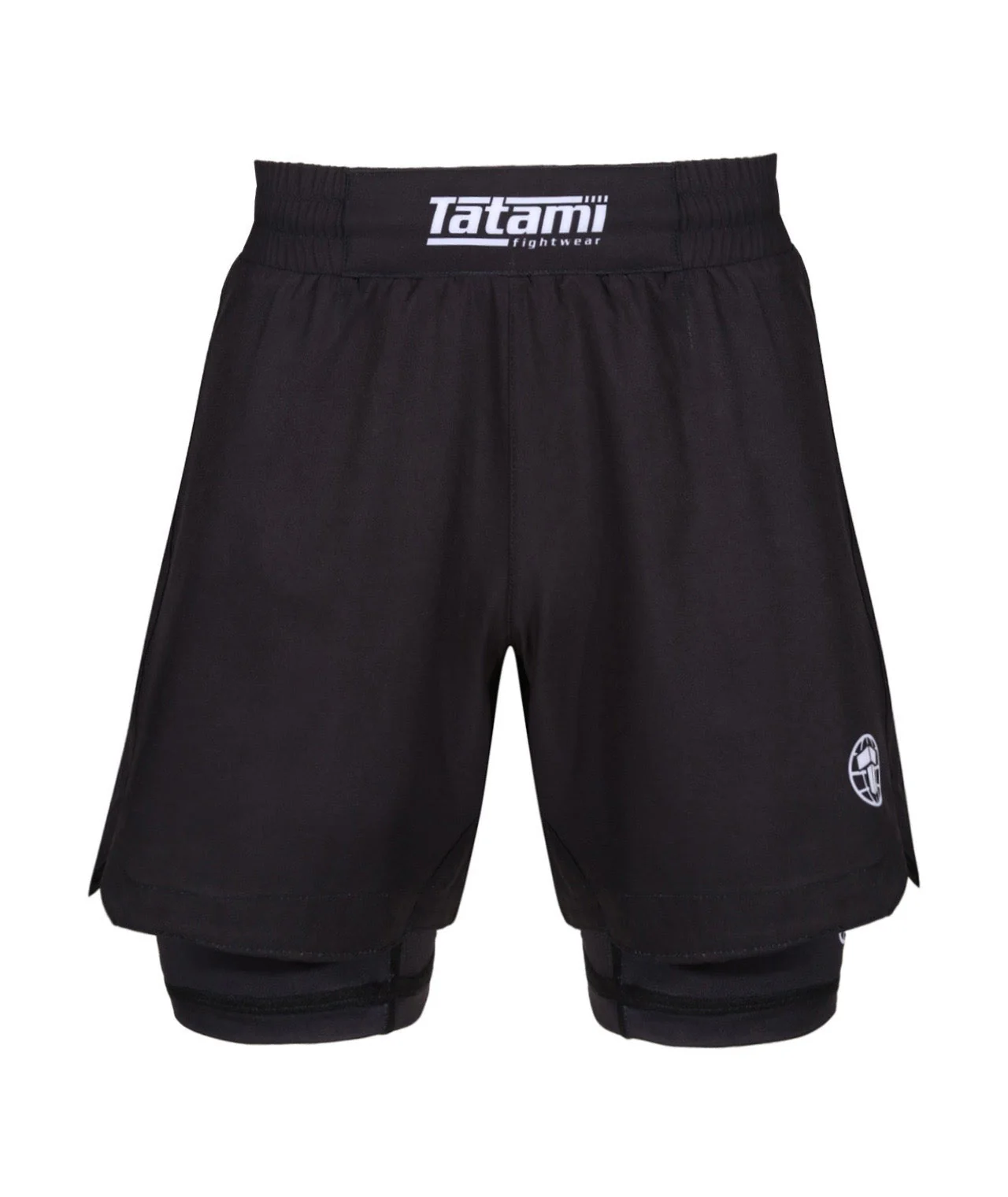 Ladies Dual Layer Grappling Shorts - Black