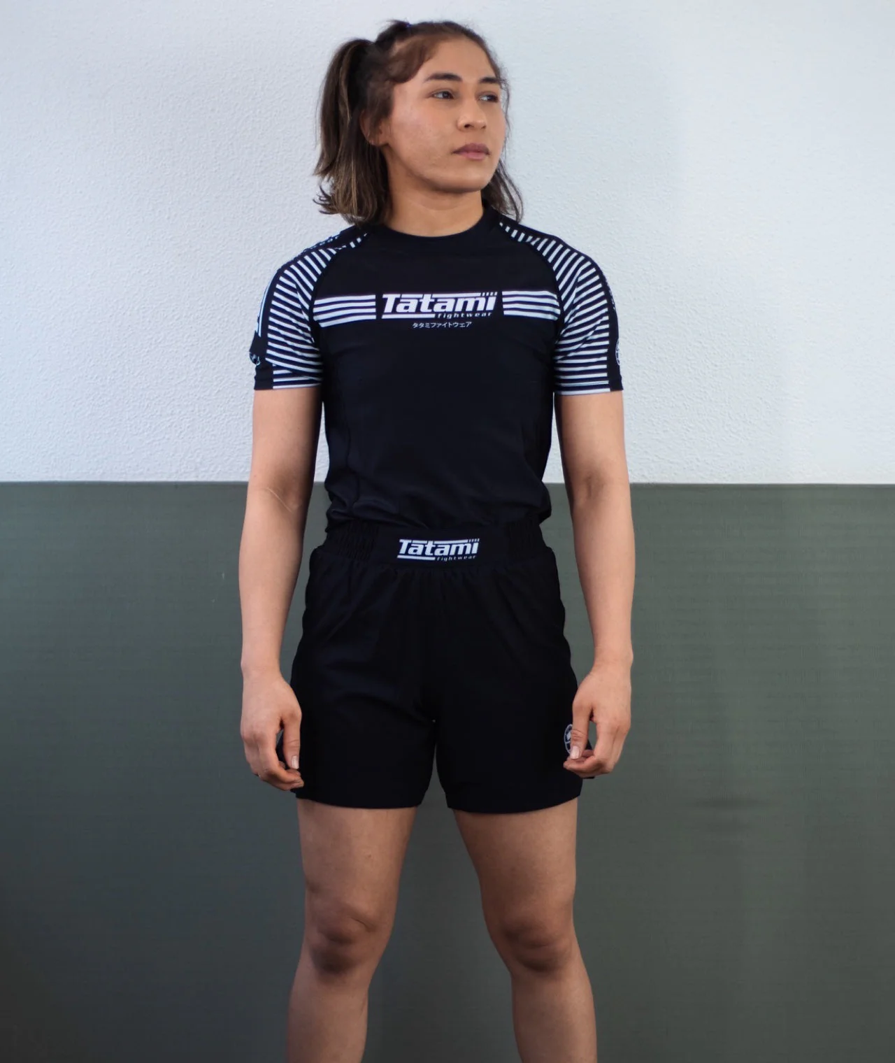 Ladies Dual Layer Grappling Shorts - Black - Image 6