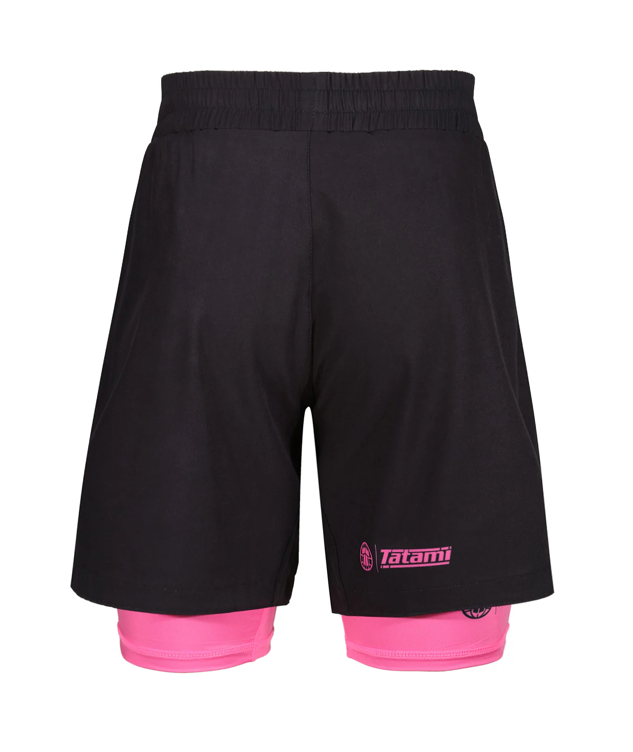 Ladies Dual Layer Grappling Shorts - Pink - Image 3