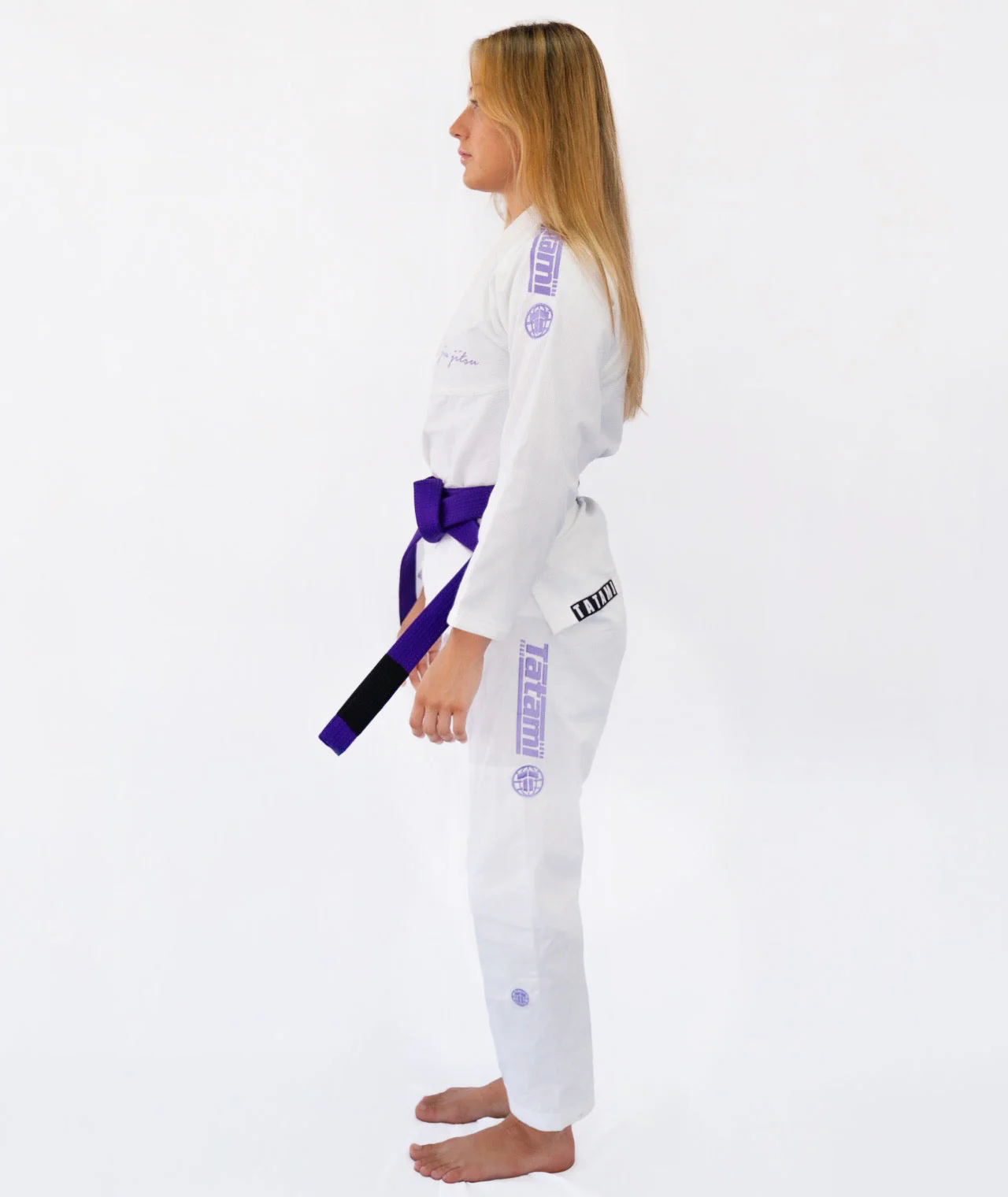 Ladies Elements Superlite Gi - Purple & White - Image 3