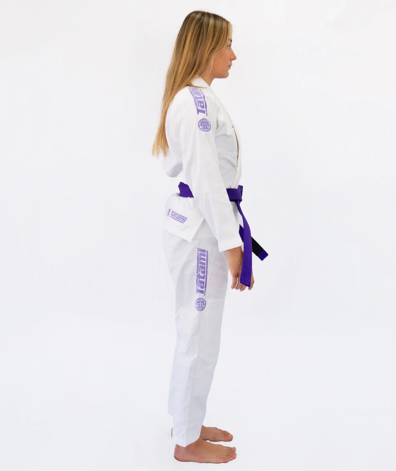Ladies Elements Superlite Gi - Purple & White - Image 4