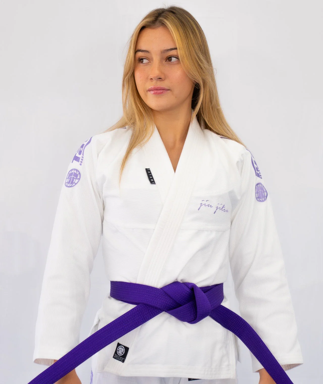 Ladies Elements Superlite Gi - Purple & White - Image 6