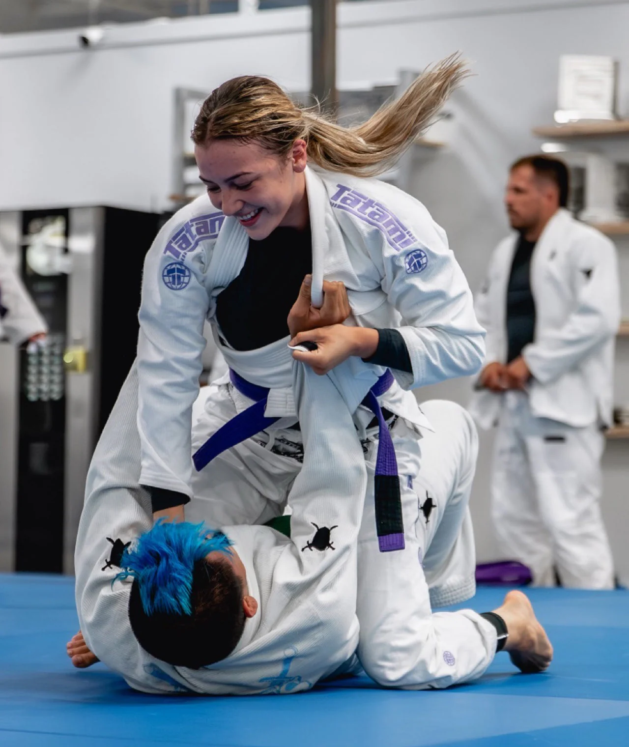 Ladies Elements Superlite Gi - Purple & White - Image 8