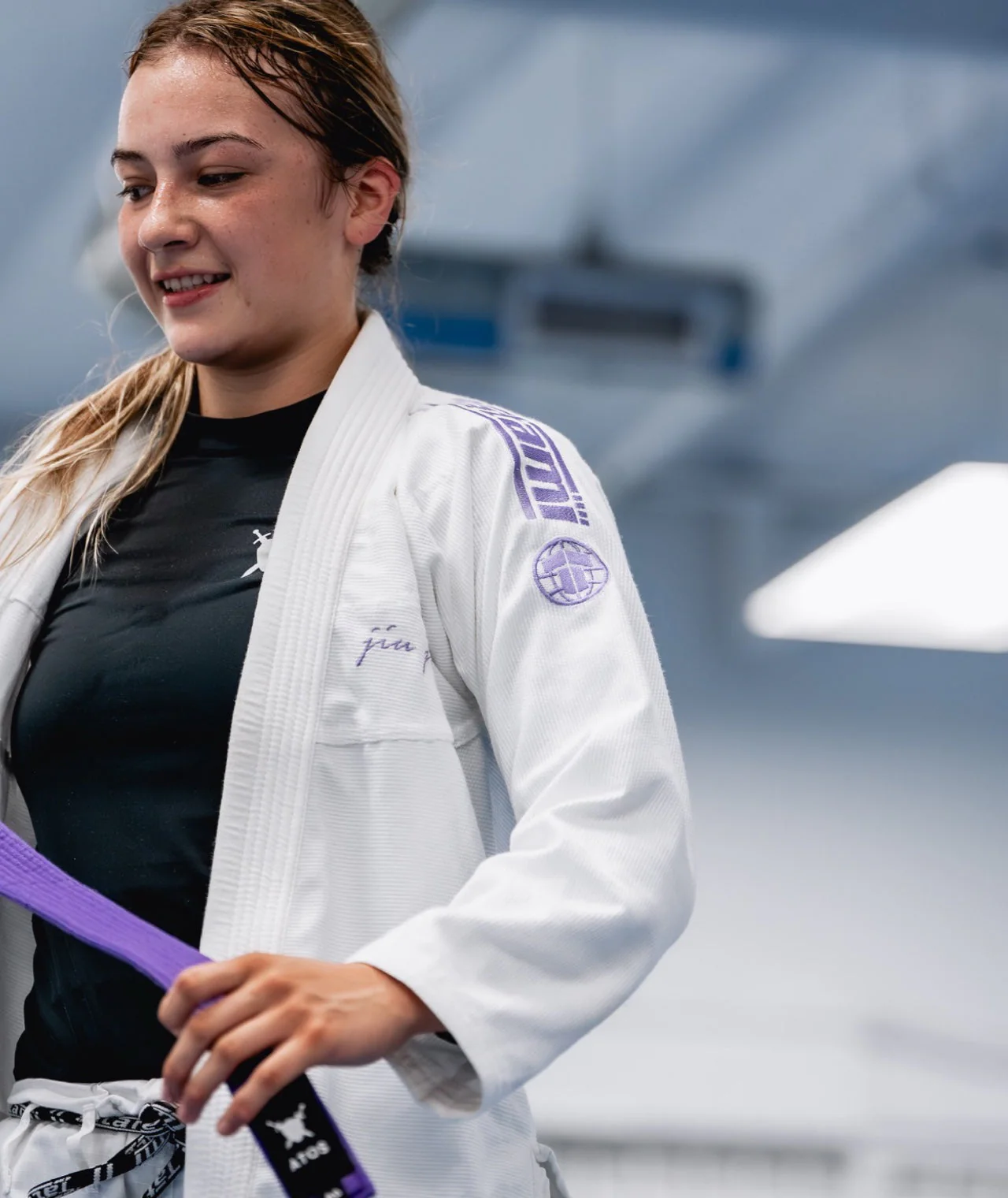 Ladies Elements Superlite Gi - Purple & White - Image 9