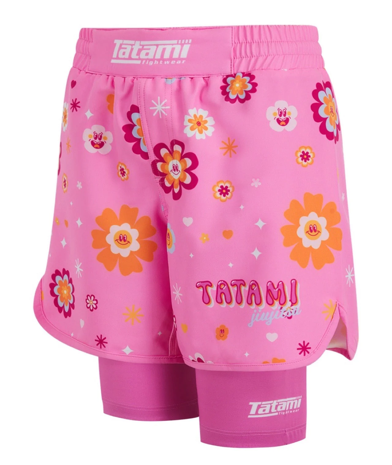 Ladies Flower Power Hybrid Shorts - Image 3