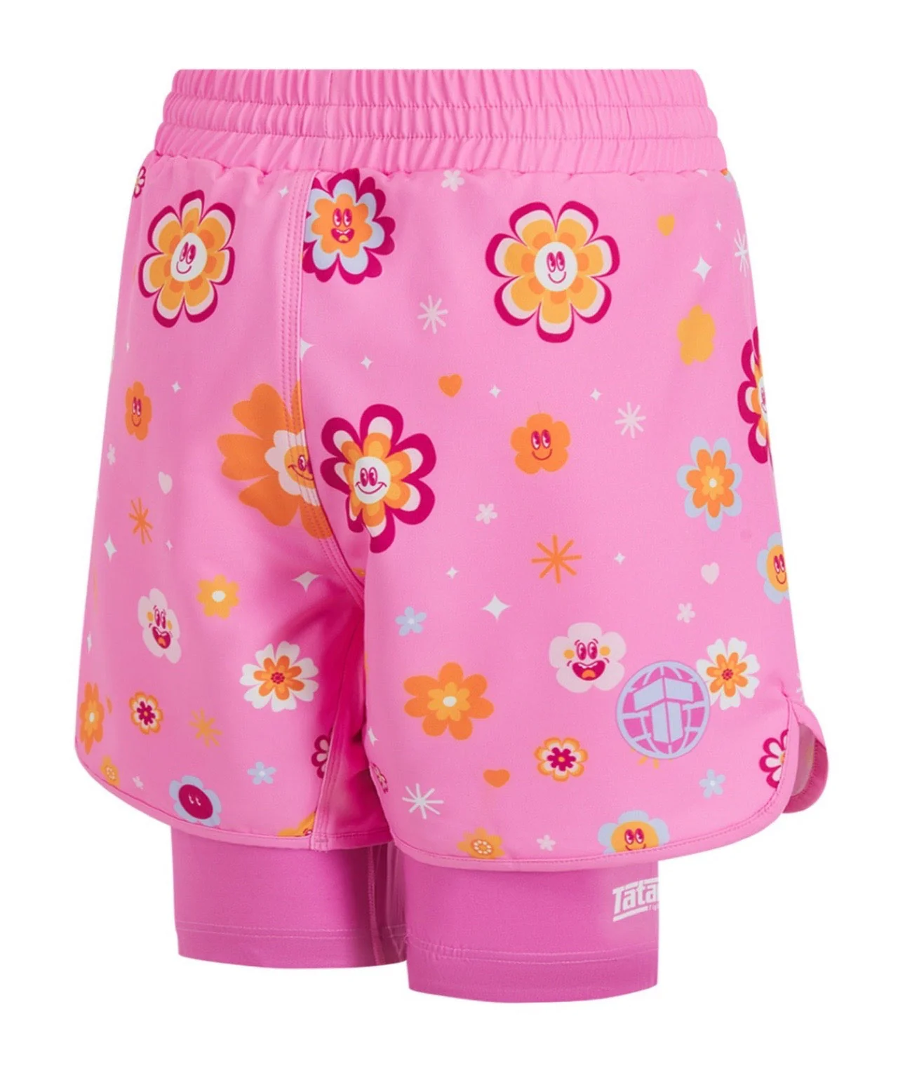 Ladies Flower Power Hybrid Shorts - Image 4