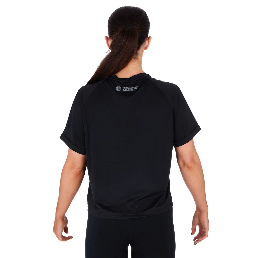 Ladies Fusion DryFit T-Shirt - Black - Image 6