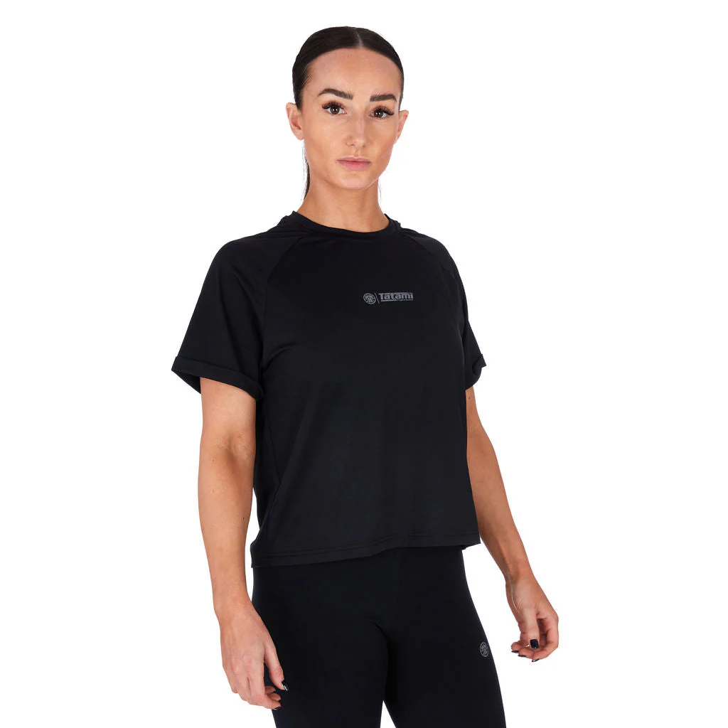 Ladies Fusion DryFit T-Shirt - Black - Image 7