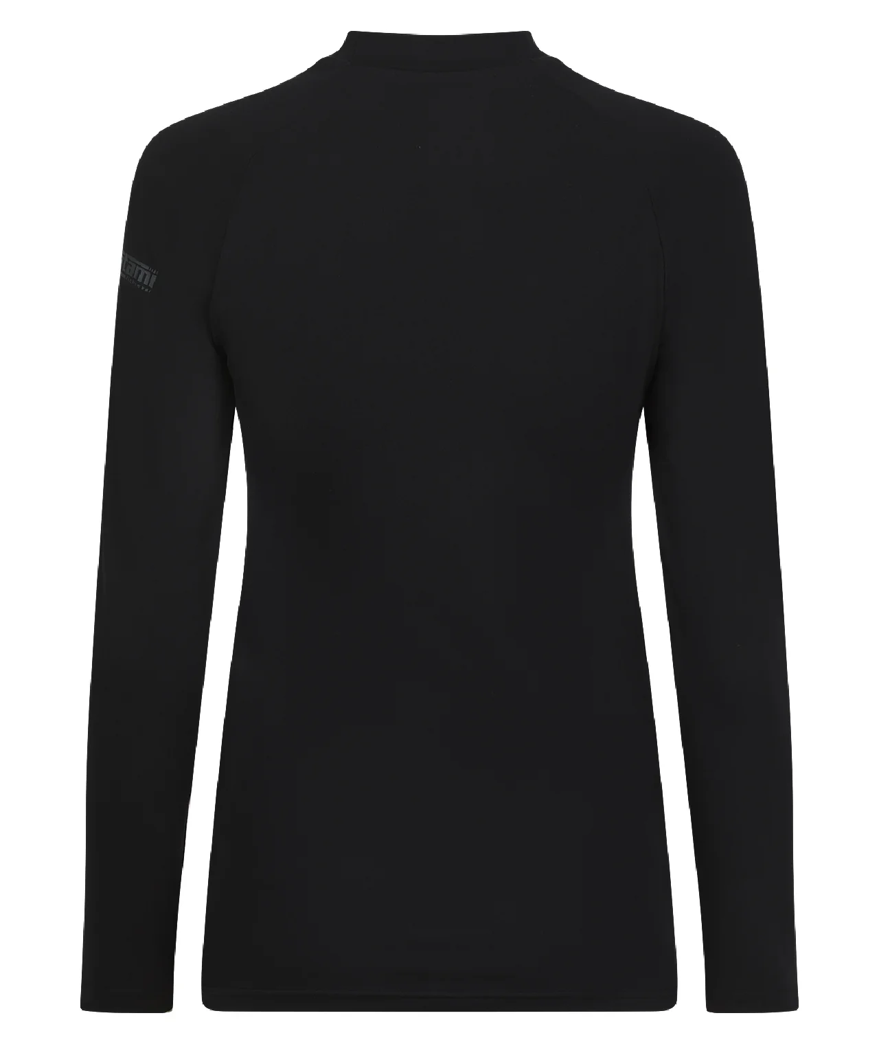 Ladies Fusion Long Sleeve Rash Guard - Black - Image 3