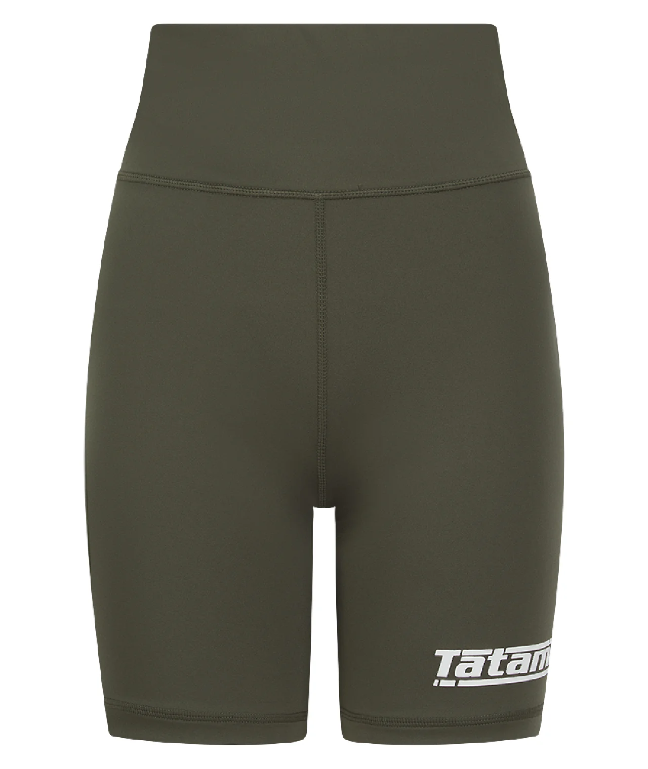Ladies Agile Longline Shorts - Khaki - Image 3