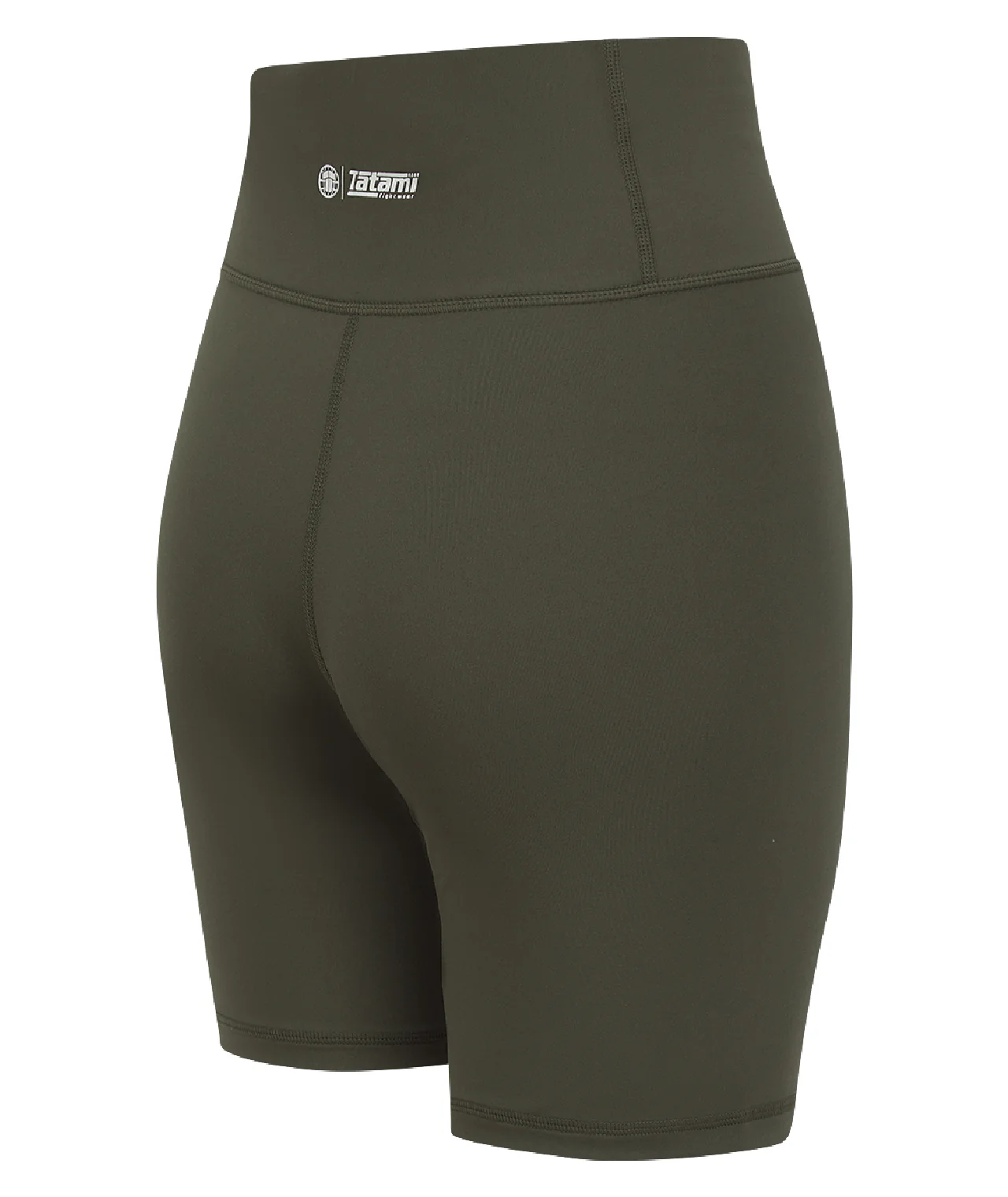 Ladies Agile Longline Shorts - Khaki - Image 5