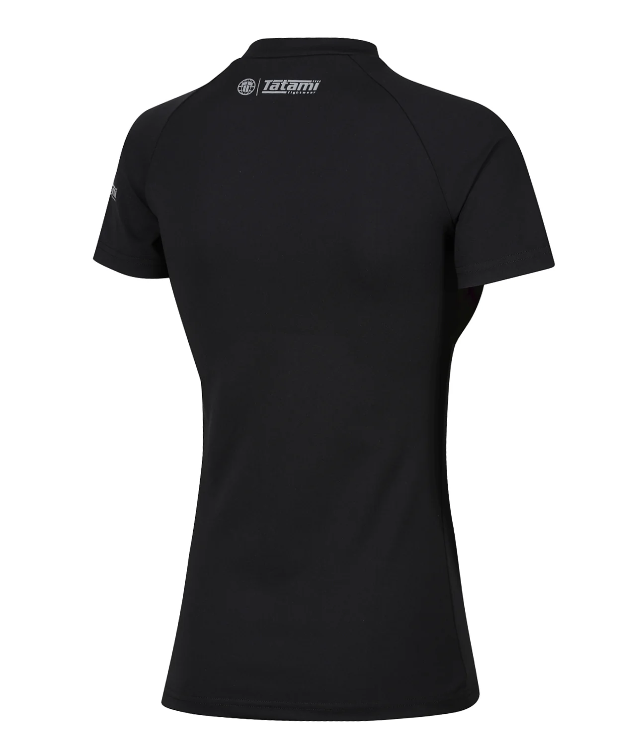 Ladies Fusion Short Sleeve Rash Guard - Black - Image 5