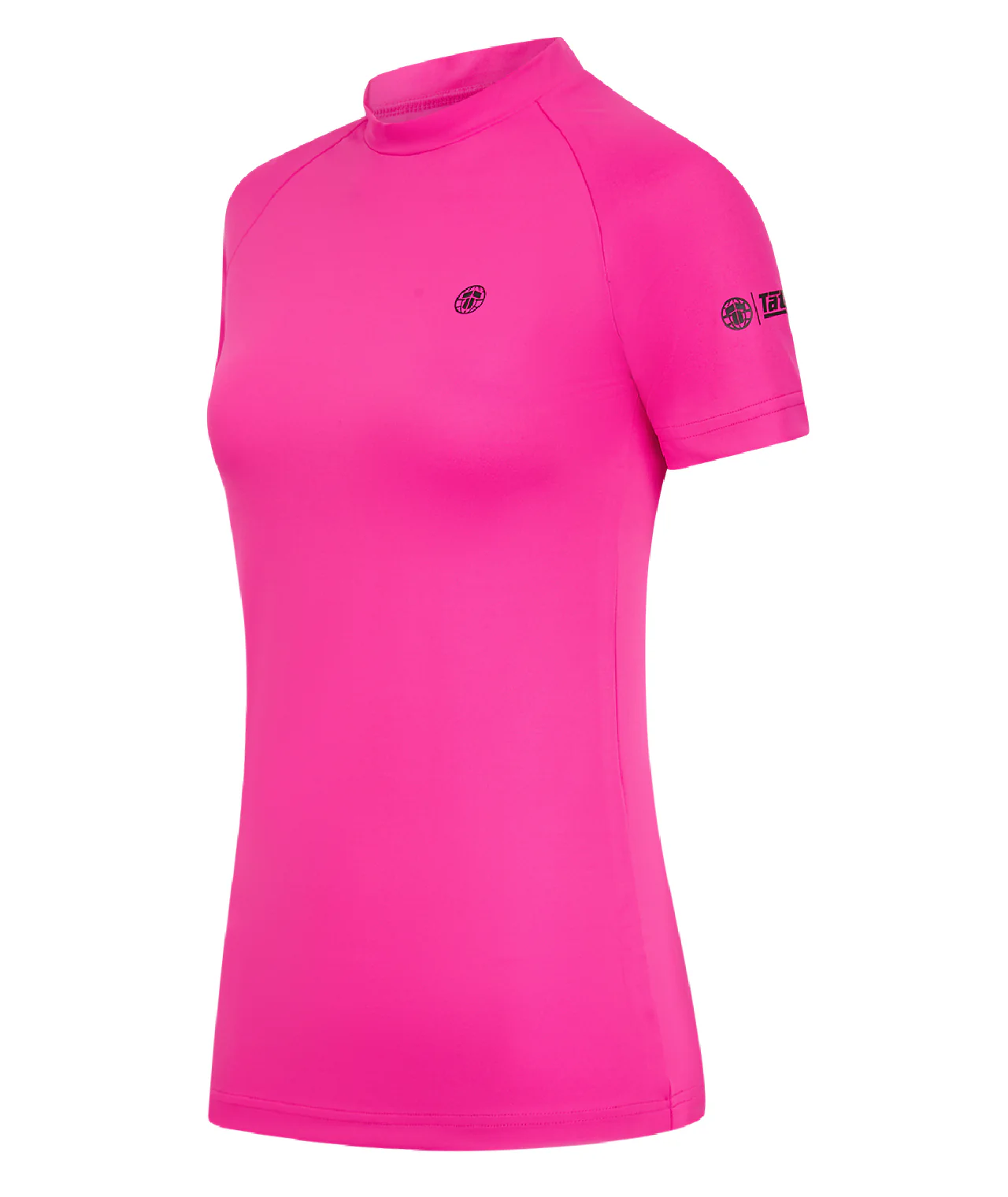 Ladies Fusion Short Sleeve Rash Guard - Pink - Image 4