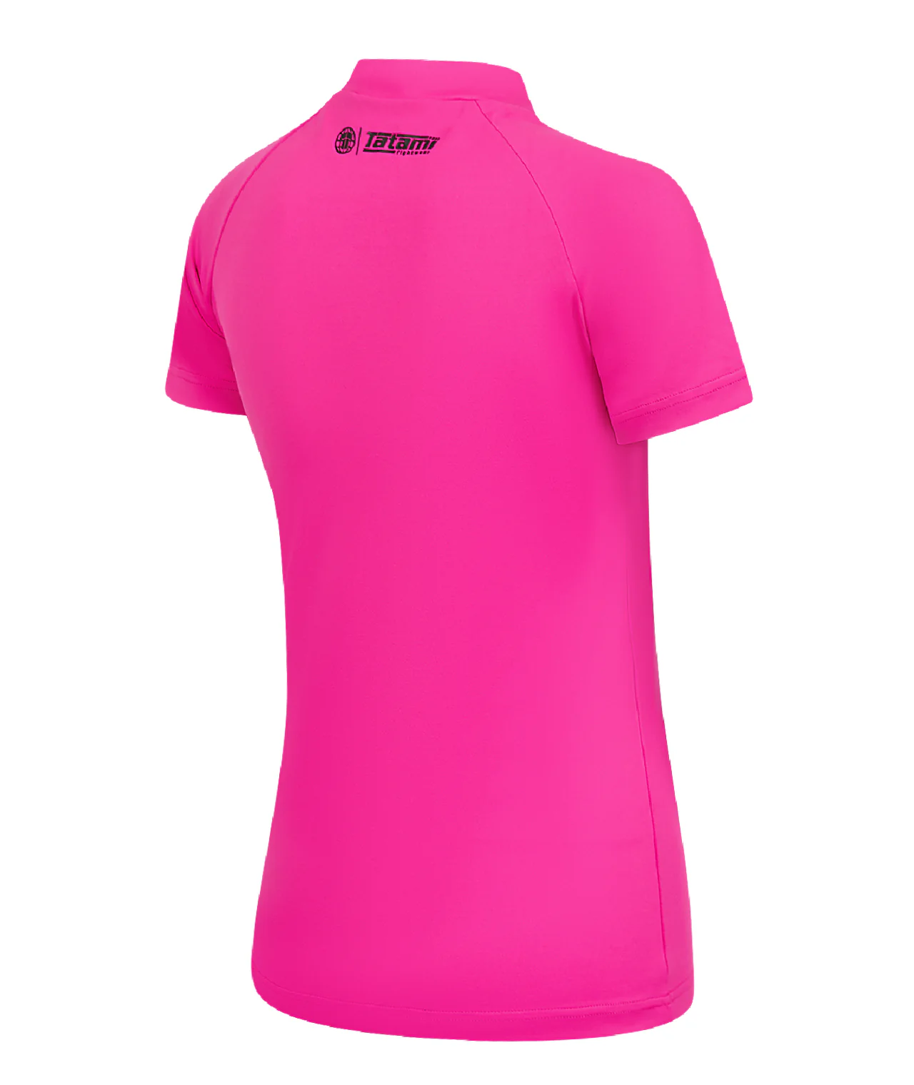 Ladies Fusion Short Sleeve Rash Guard - Pink - Image 5