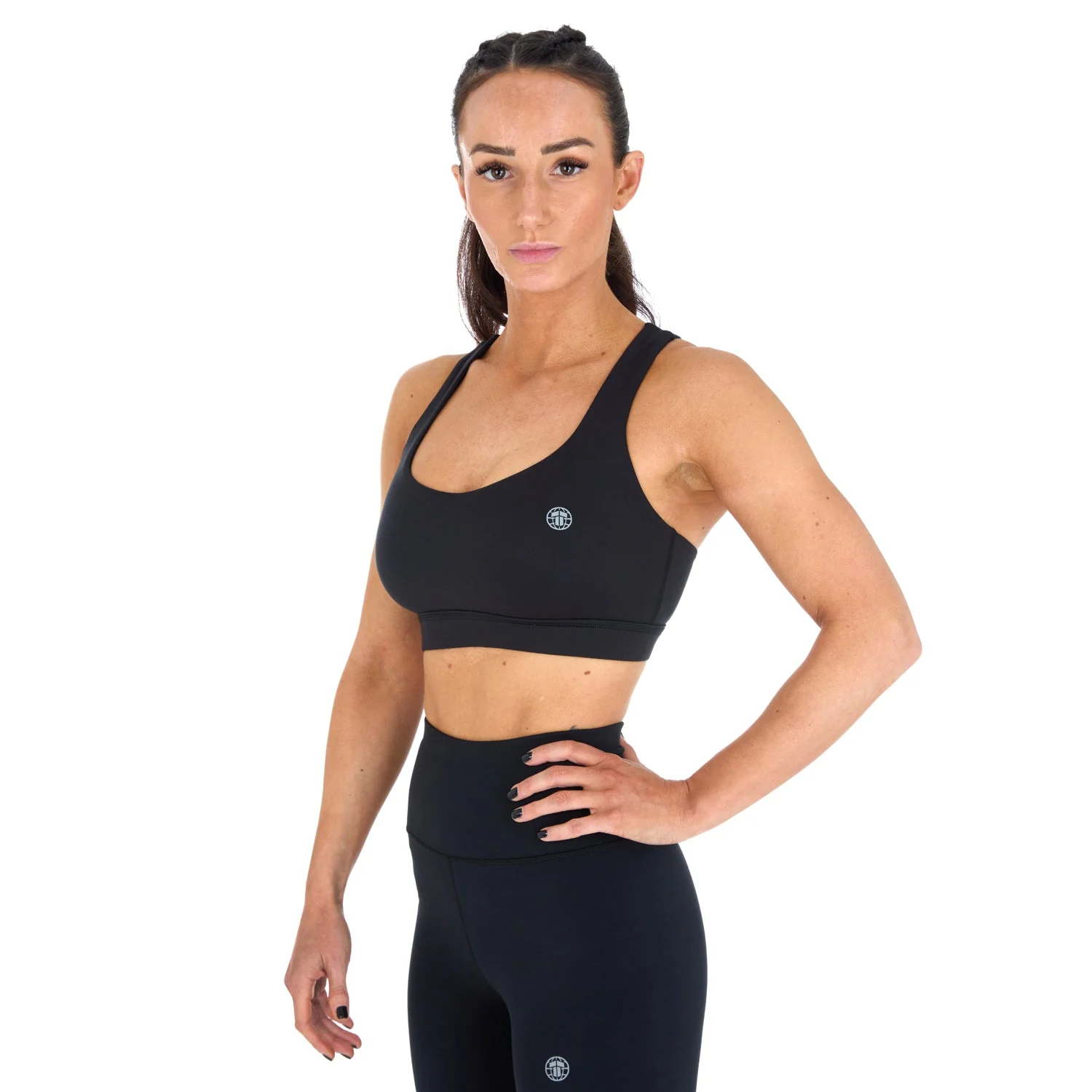 Ladies Fusion Sports Bra - Black - Image 7