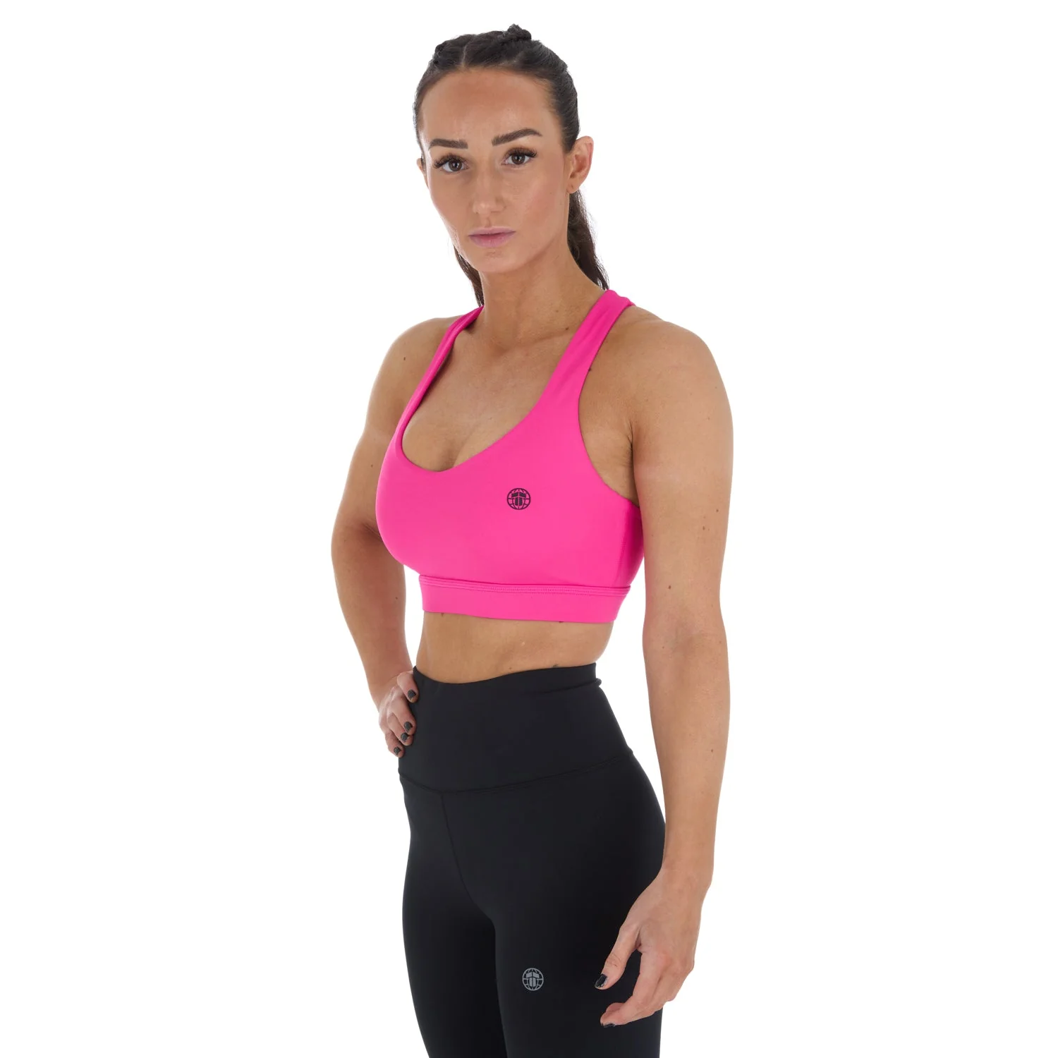 Ladies Fusion Sports Bra - Pink - Image 7