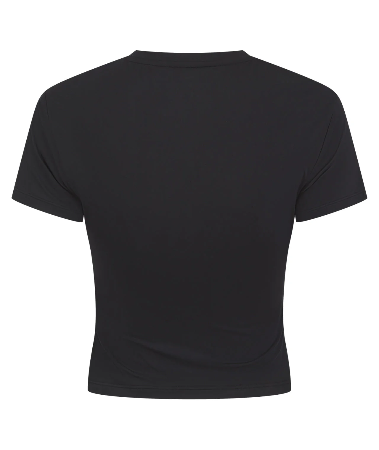 Ladies Helena Cropped T-Shirt - Black - Image 3
