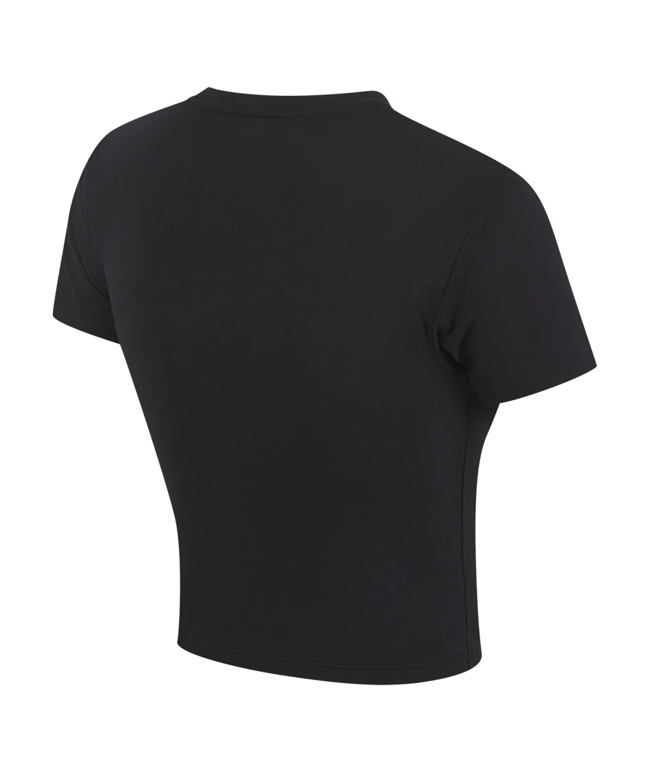 Ladies Helena Cropped T-Shirt - Black - Image 5