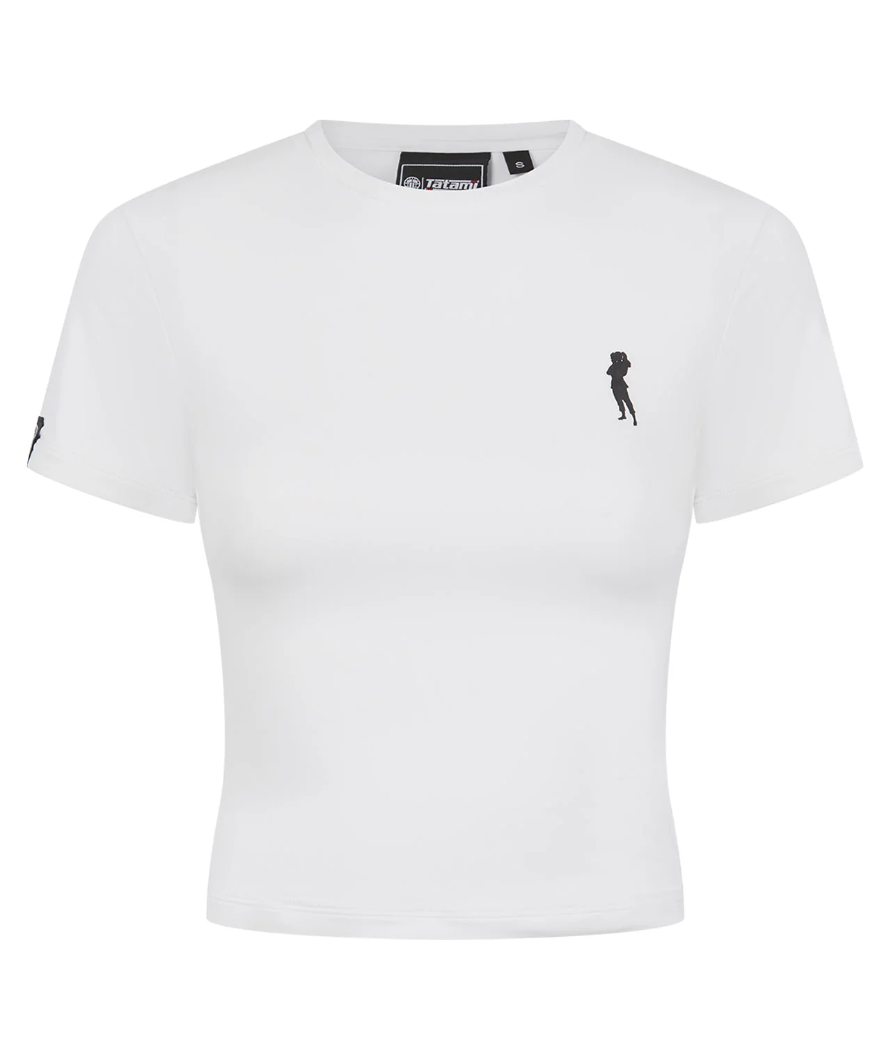 Ladies Helena Cropped T-Shirt - White