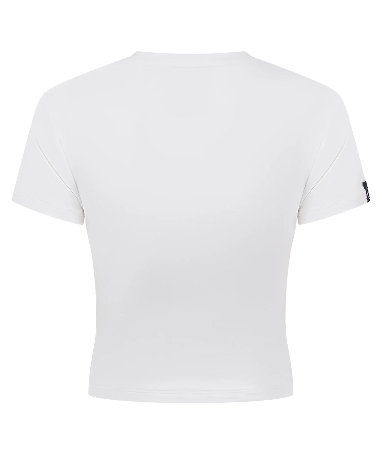 Ladies Helena Cropped T-Shirt - White - Image 3