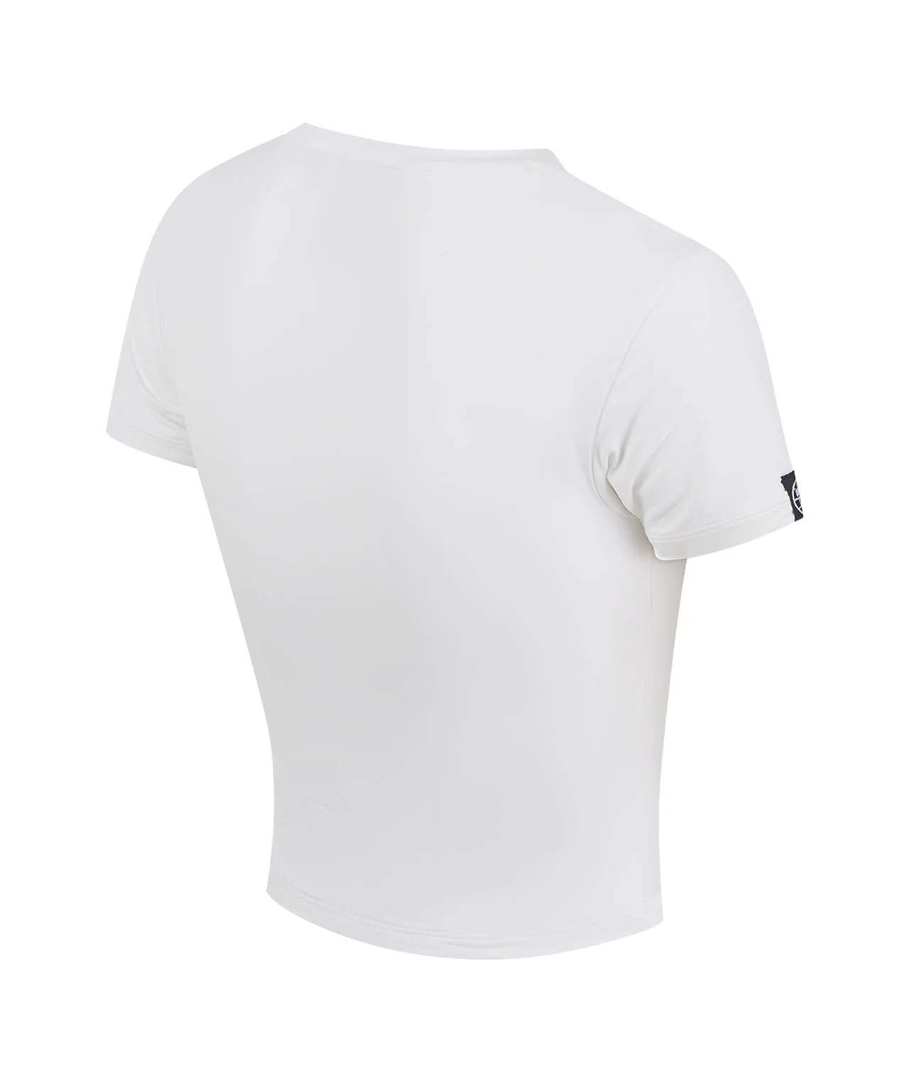 Ladies Helena Cropped T-Shirt - White - Image 5