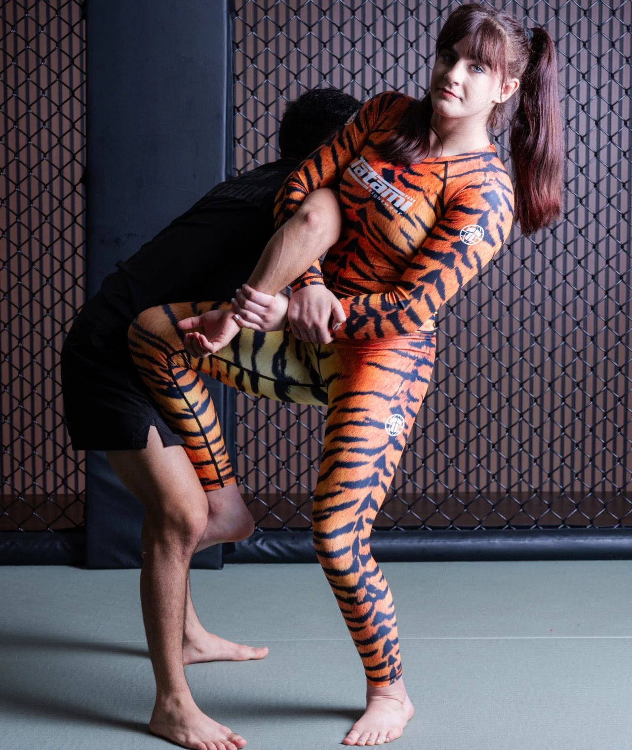 Ladies Helena Leggings - Tiger - Image 2