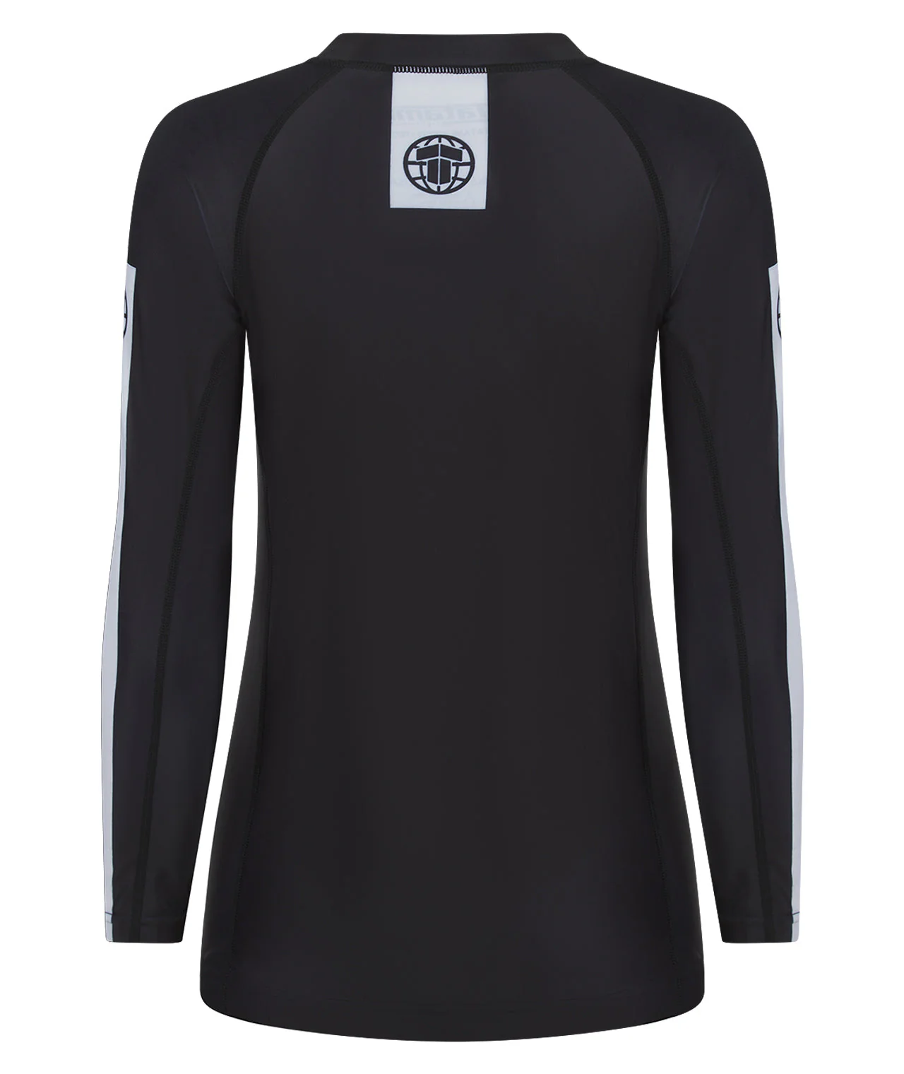 Ladies IBJJF Ranked Long Sleeve Rash Guard - Black - Image 3