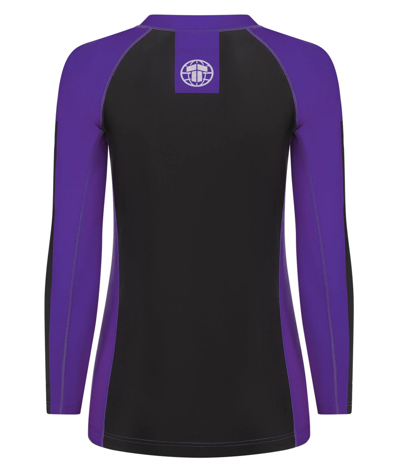 Ladies IBJJF Ranked Long Sleeve Rash Guard - Purple - Image 3